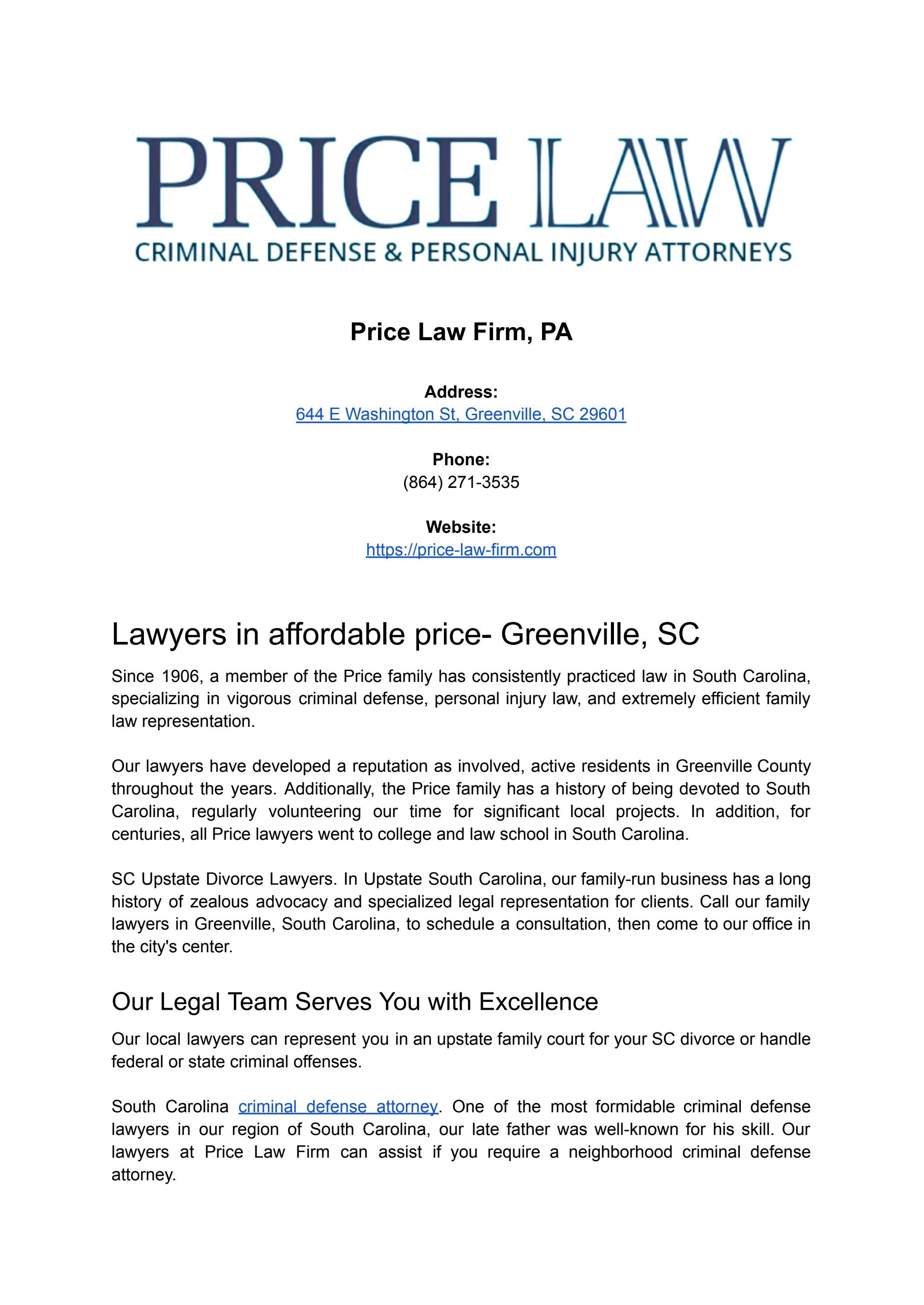 Criminal attorney Greenville SC by GreenvilleSCfamilycourtlawyers - Issuu