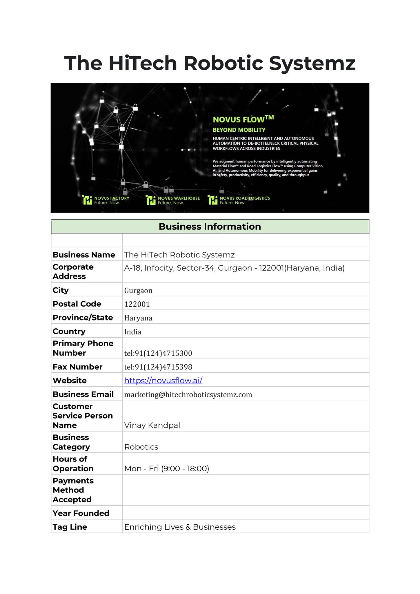 The HiTech Robotic Systemz by Novus Hi-Tech - Issuu