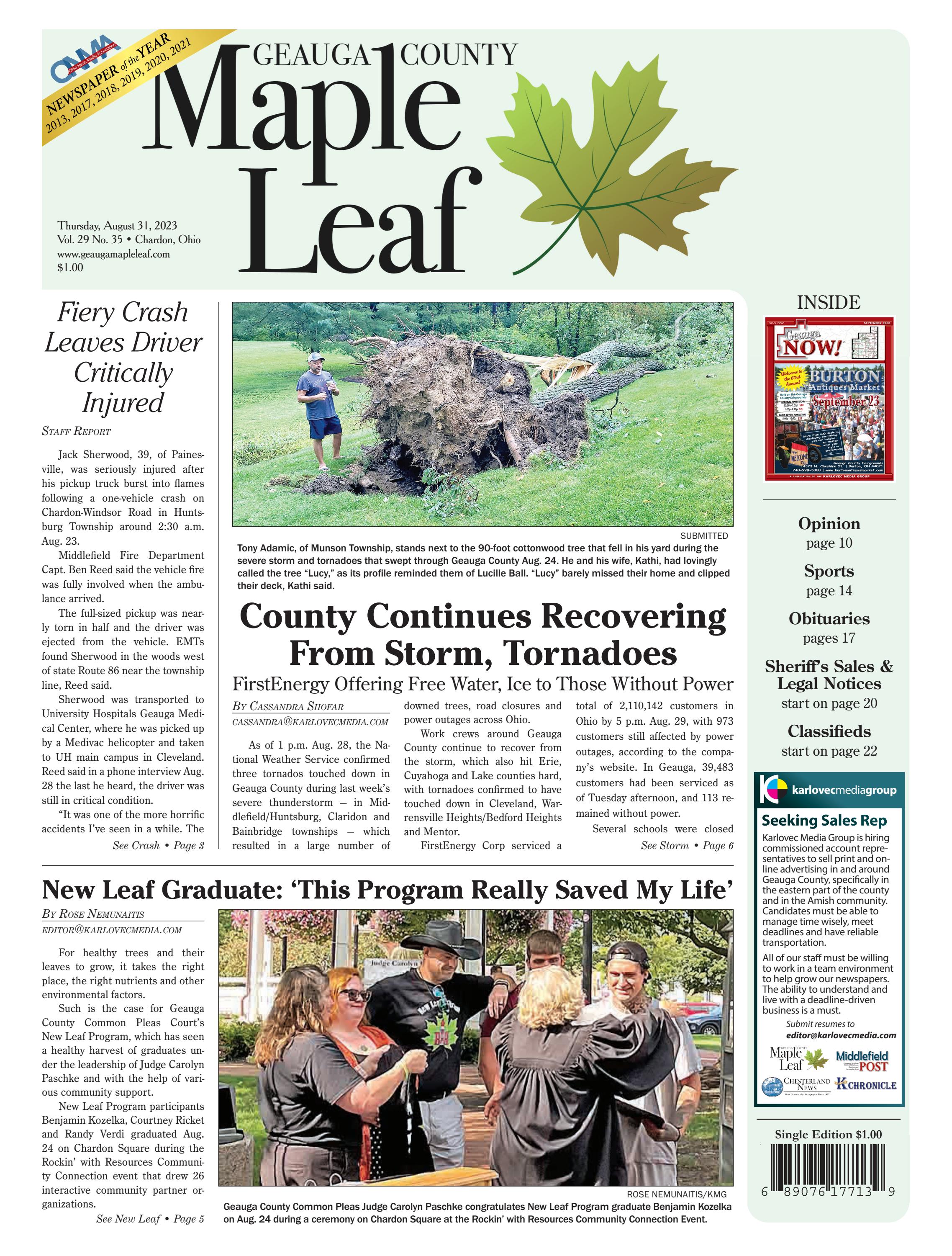 Geauga Maple Leaf 8-31-23 by Geauga County Maple Leaf - Issuu