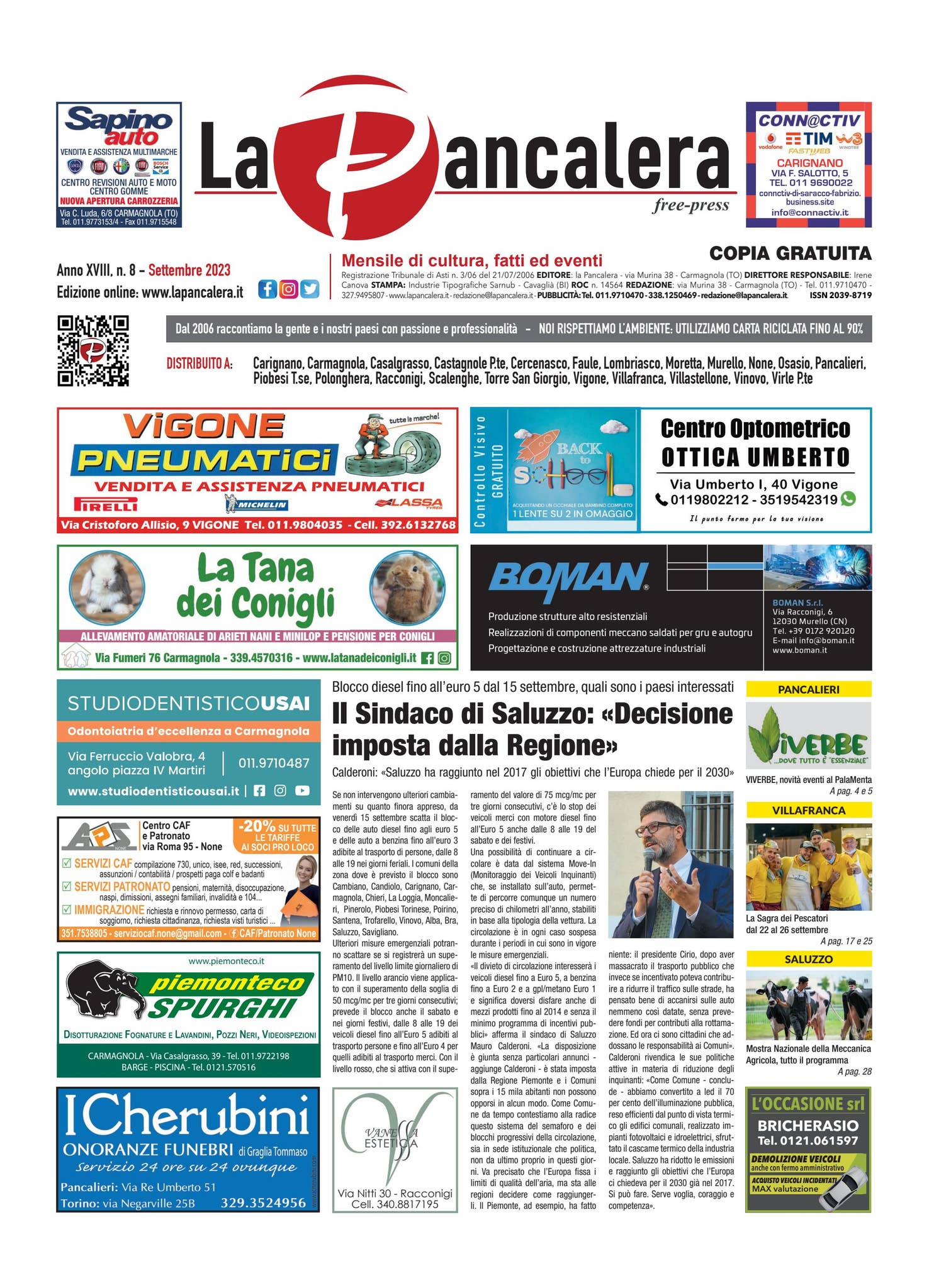 La Pancalera settembre 2023 by la Pancalera - Issuu, image size:1476x2048