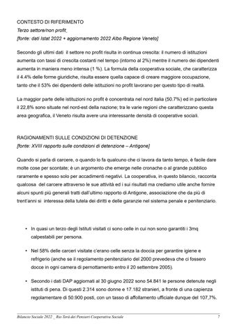 Rio Terà dei Pensieri - Bilancio Sociale 2022 第 8 页