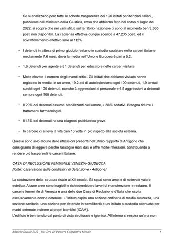 Rio Terà dei Pensieri - Bilancio Sociale 2022 第 9 页