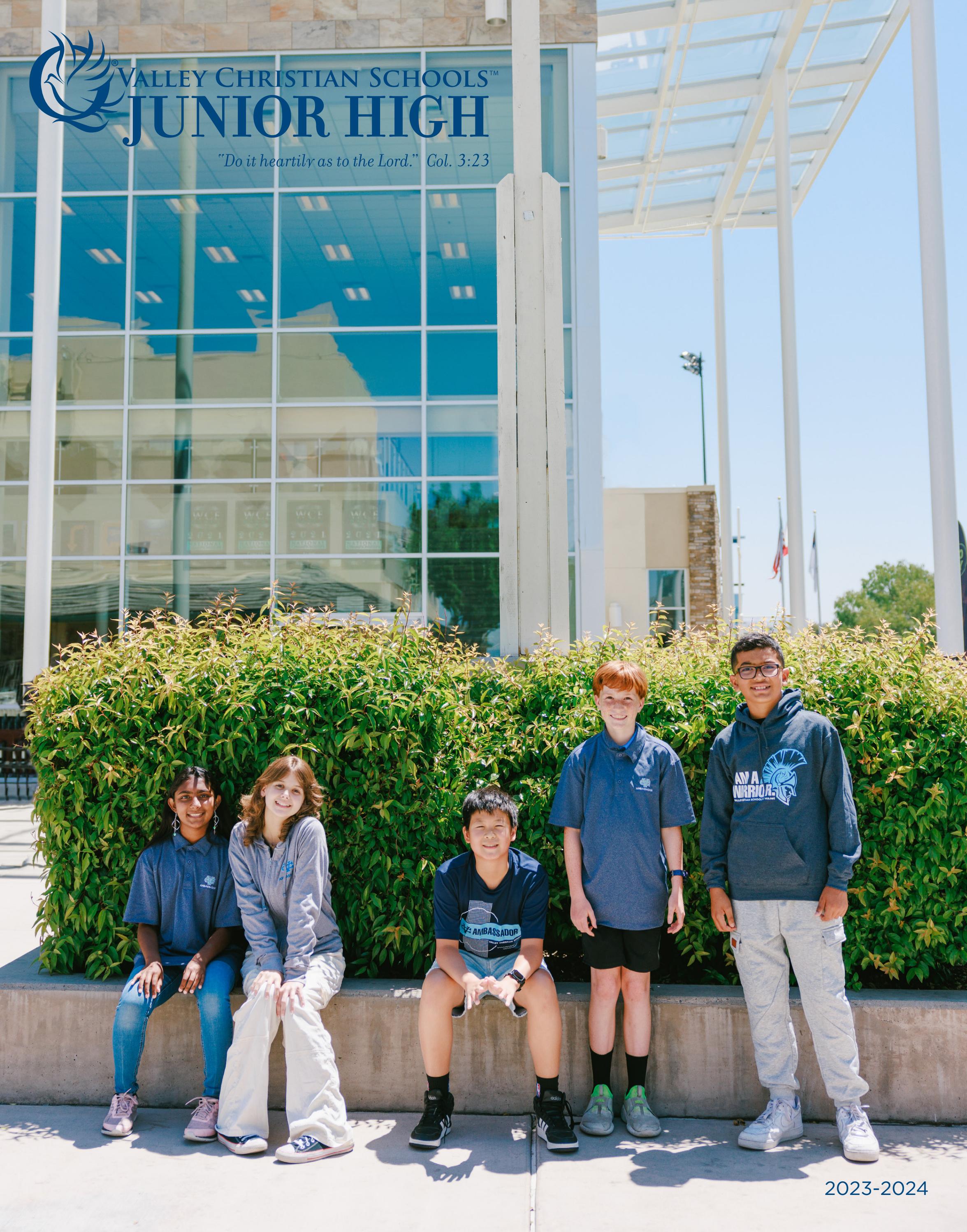 Valley Christian Junior High Viewbook by Valley Christian Schools - Issuu
