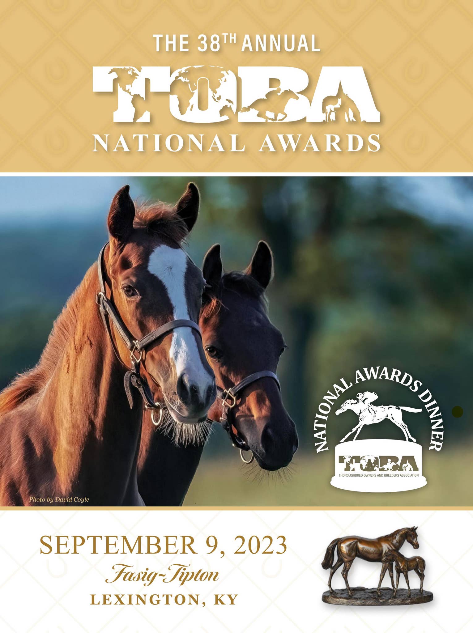 The 38th Annual TOBA National Awards Dinner, Sept. 9, 2023 by TOBAHorses -  Issuu