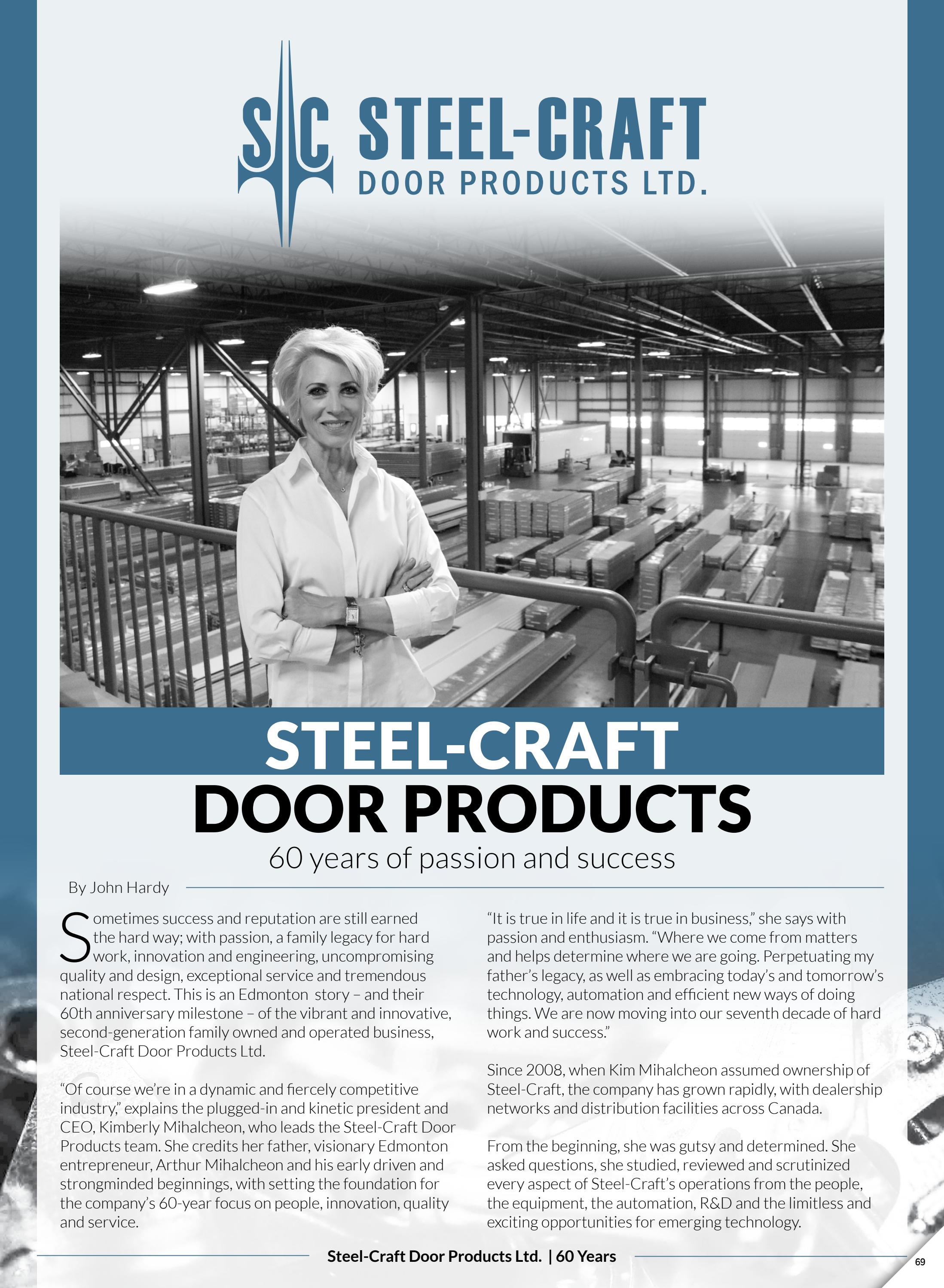 SteelCraft Door Products Celebrating 60 Years by Business in