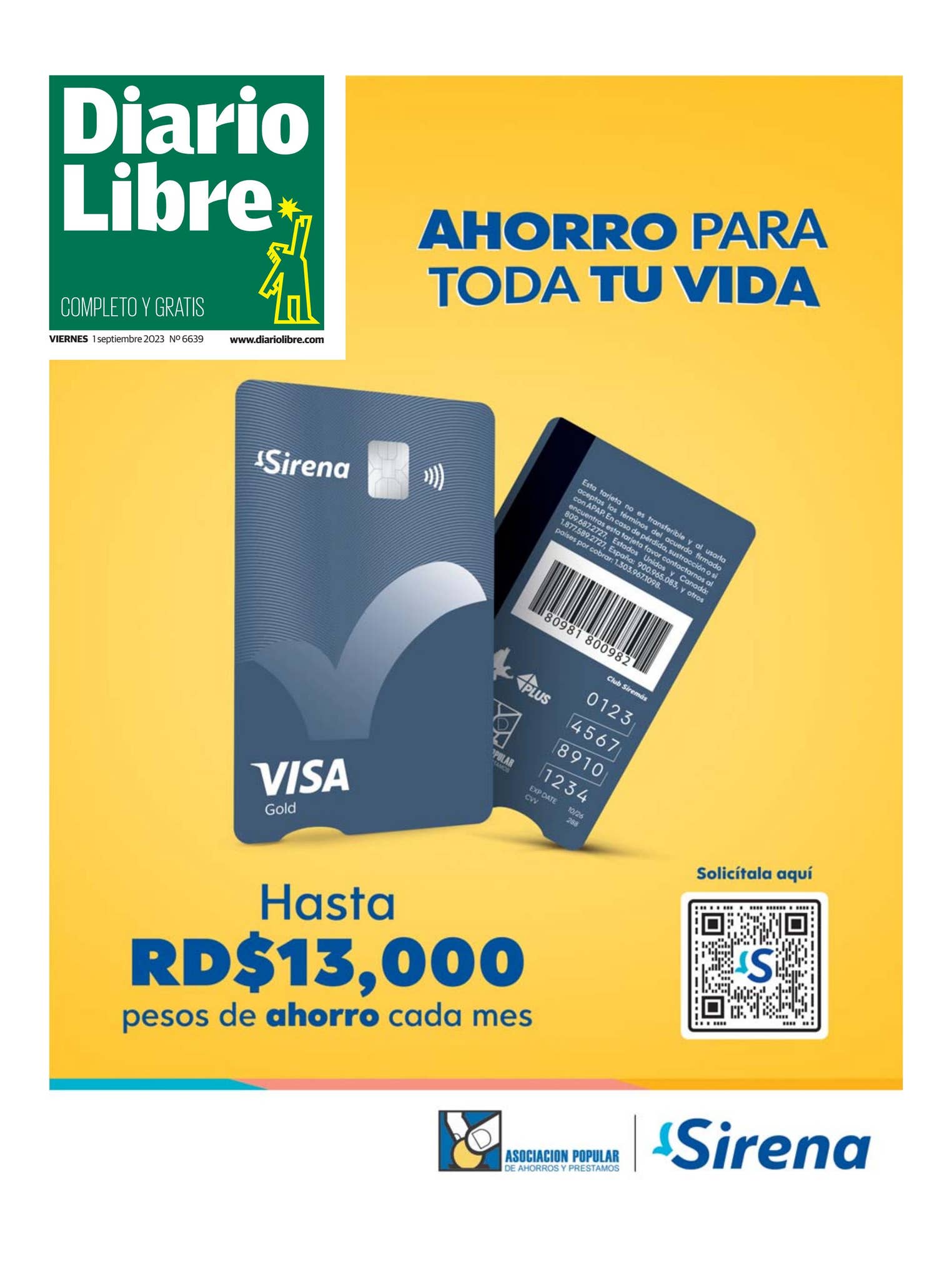 Viernes, 1 de septiembre de 2023 by Diario Libre - Issuu