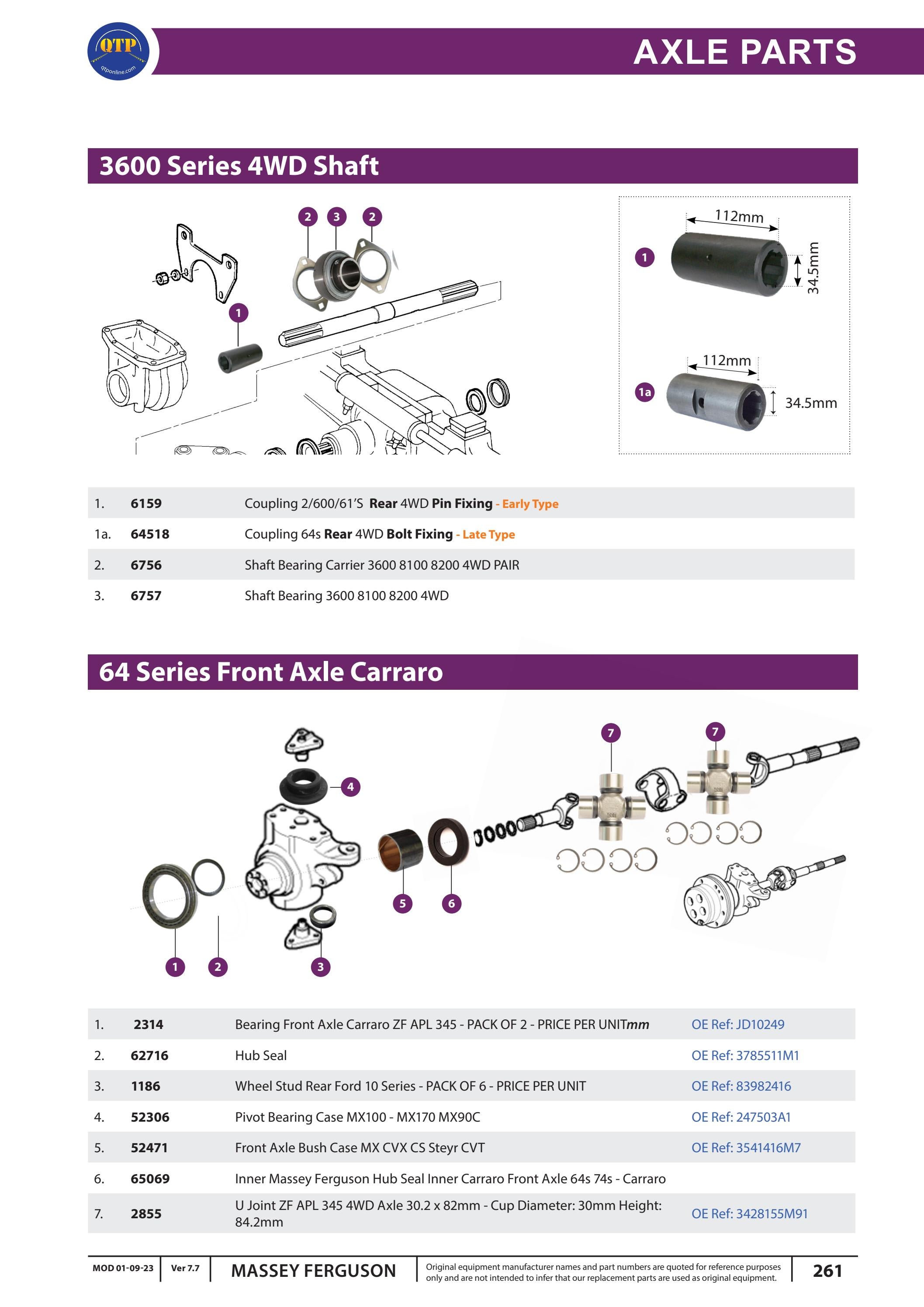 QTP Massey Ferguson Part Catalogue by Quality Tractor Parts Issuu