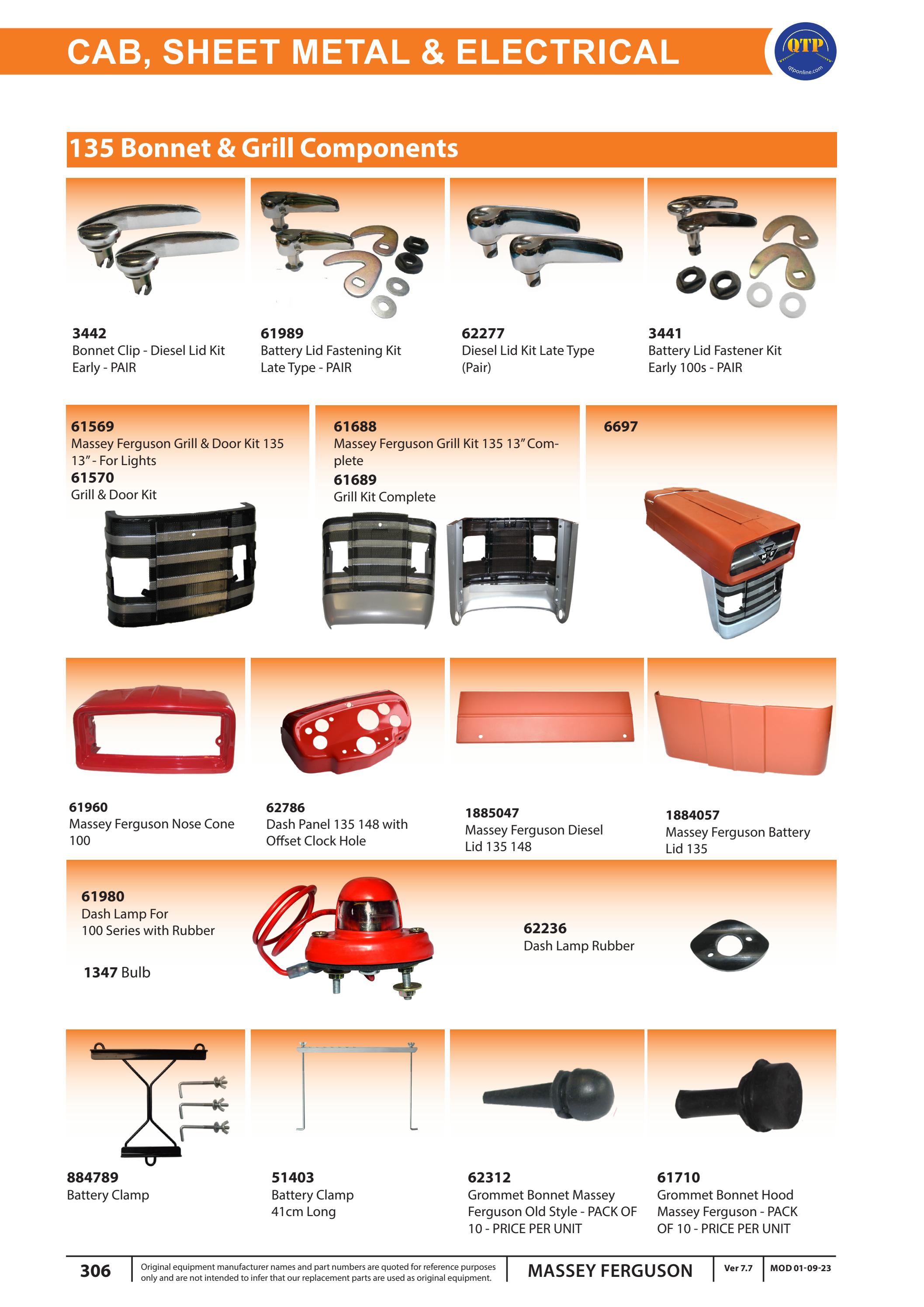 QTP Massey Ferguson Part Catalogue by Quality Tractor Parts - Issuu