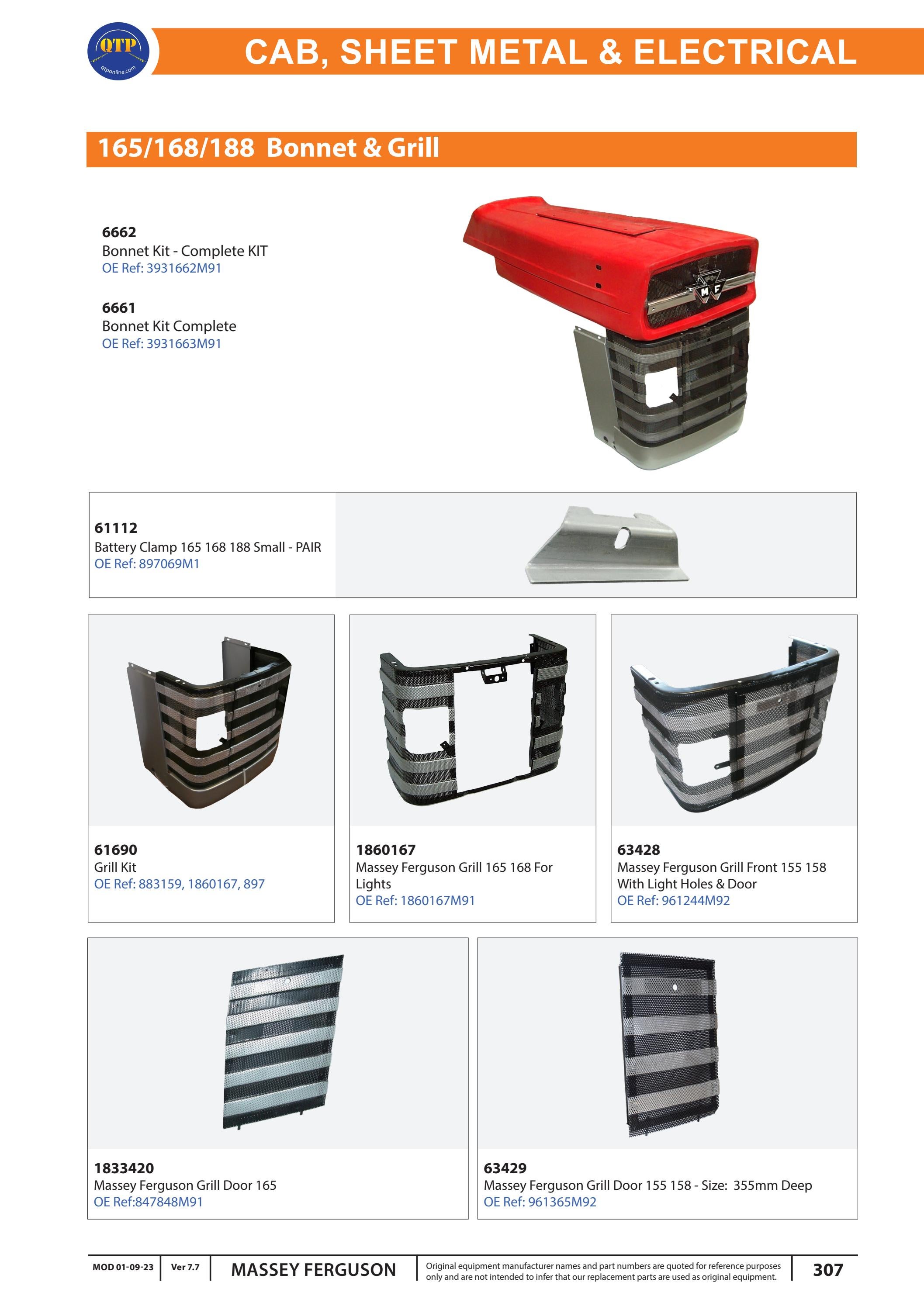 QTP Massey Ferguson Part Catalogue by Quality Tractor Parts - Issuu