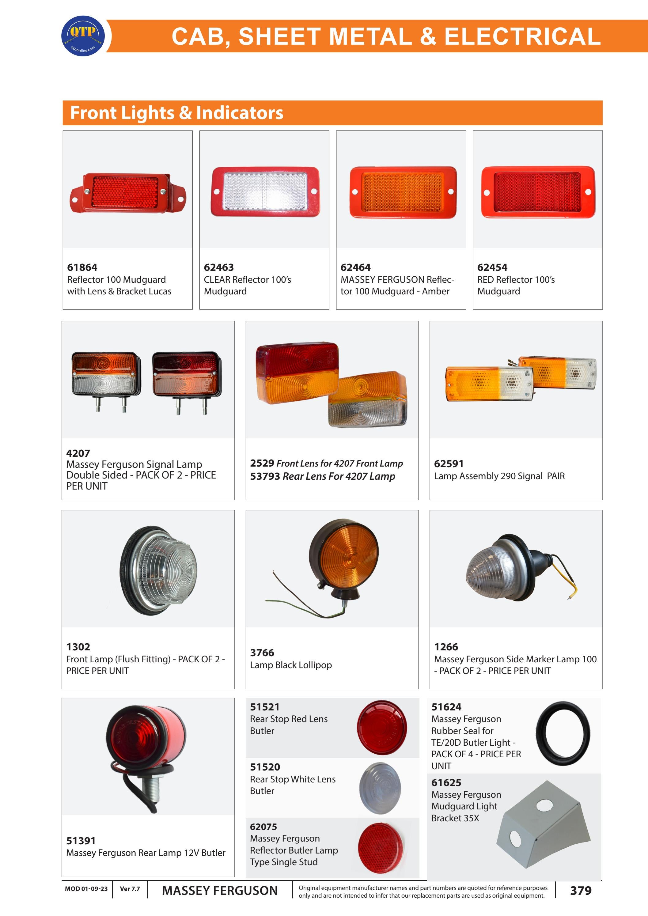 QTP Massey Ferguson Part Catalogue by Quality Tractor Parts - Issuu