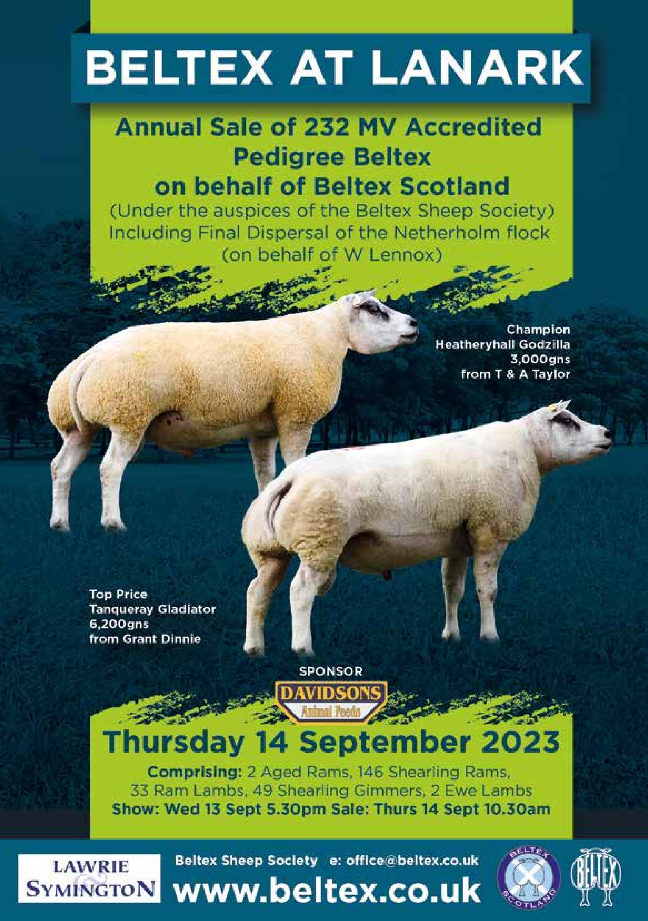 Beltex Scotland Catalogue 140923 by lawrieandsymington Issuu
