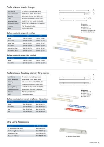 Hella marine 新品 and Overview 灯饰手册 2023 (New Zealand) 第 19 页
