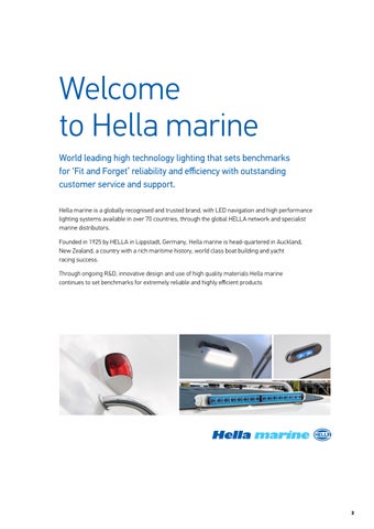 Hella marine 新品 and Overview 灯饰手册 2023 (New Zealand) 第 3 页