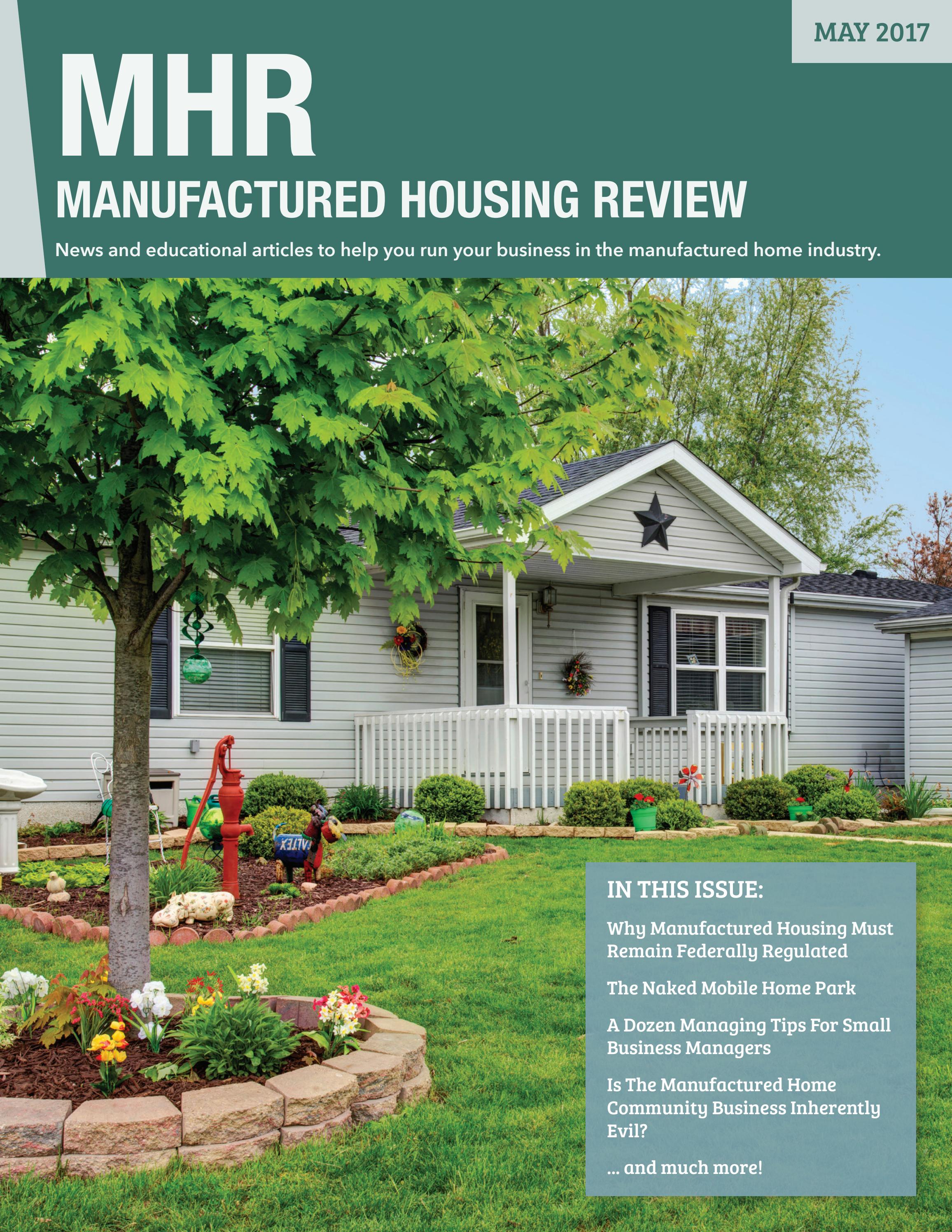 Manufactured Housing Review - May 2017