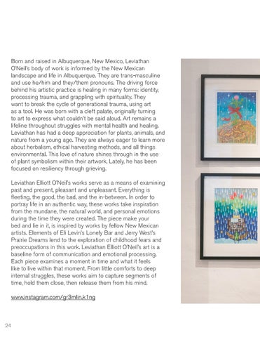 SURFACE - Emerging Artists of NM - Exhibition 灯饰目录 2023 第 24 页