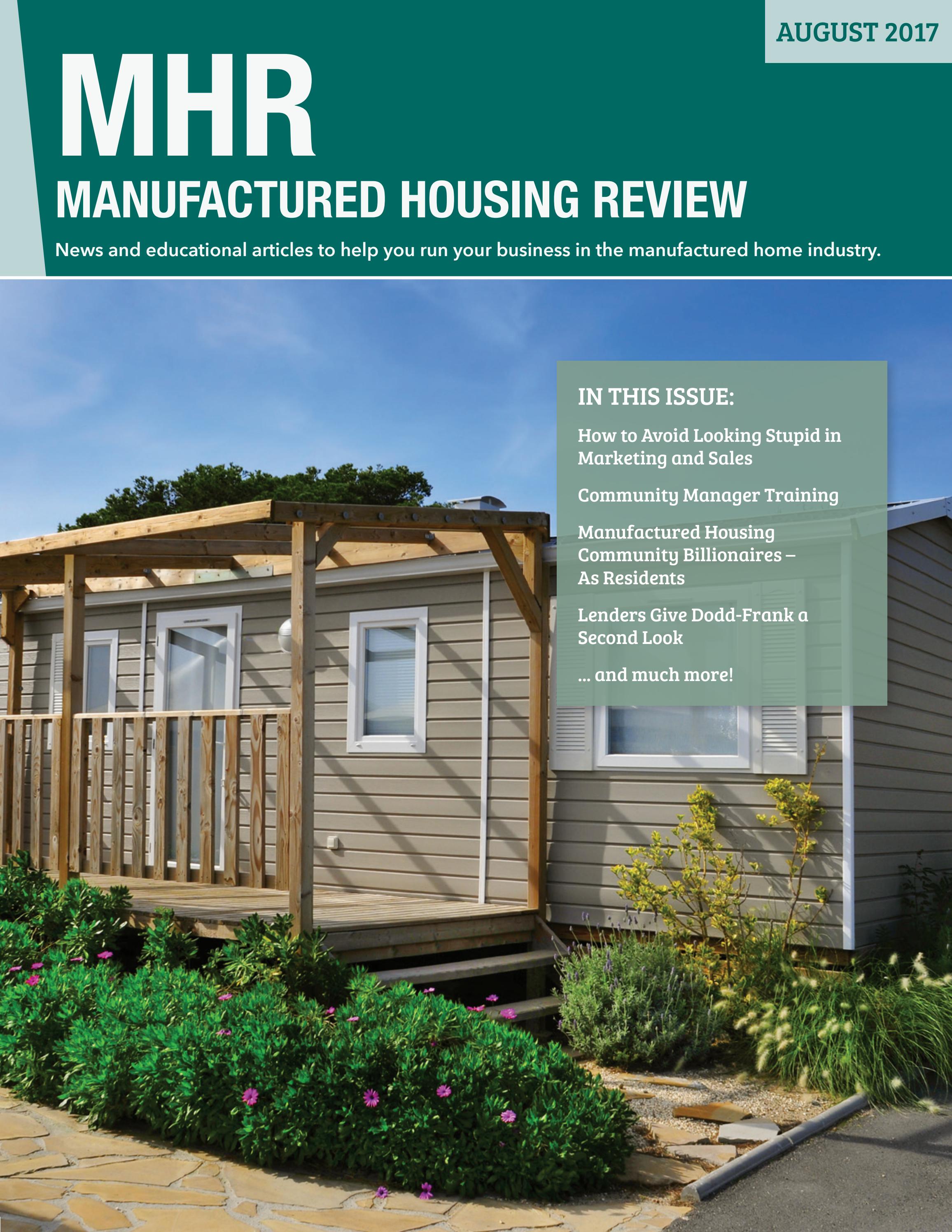 Manufactured Housing Review - August 2017