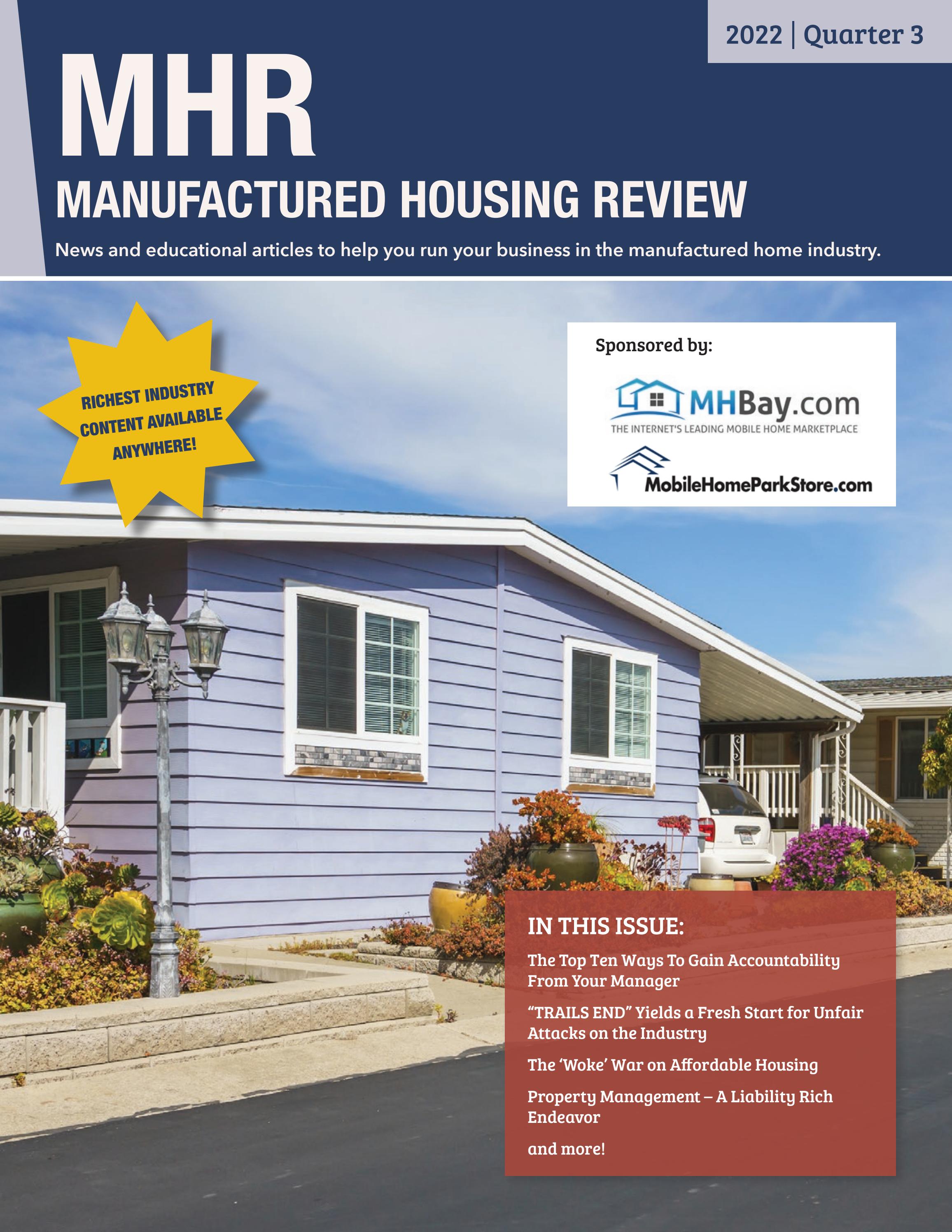 Manufactured Housing Review - 2022 Q3