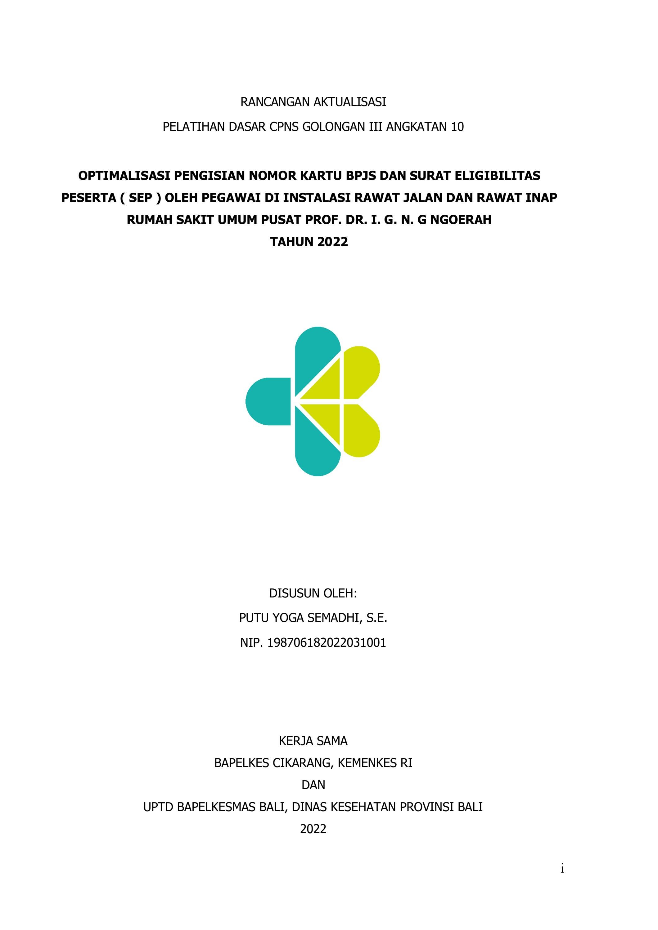 Pengisian Nomor Kartu Bpjs & Surat Eligibilitas Peserta( SEP )Oleh ...