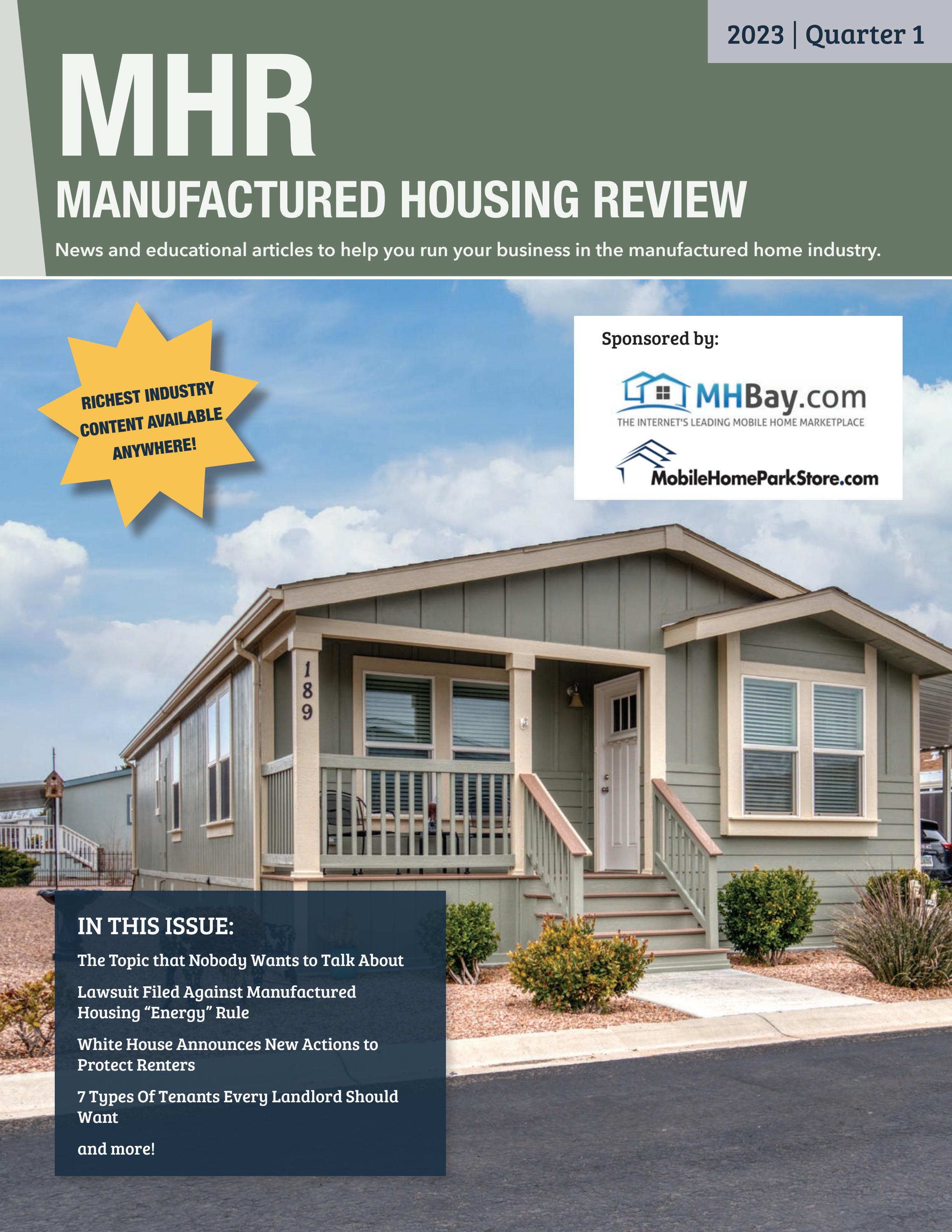 Manufactured Housing Review - 2023 Q1