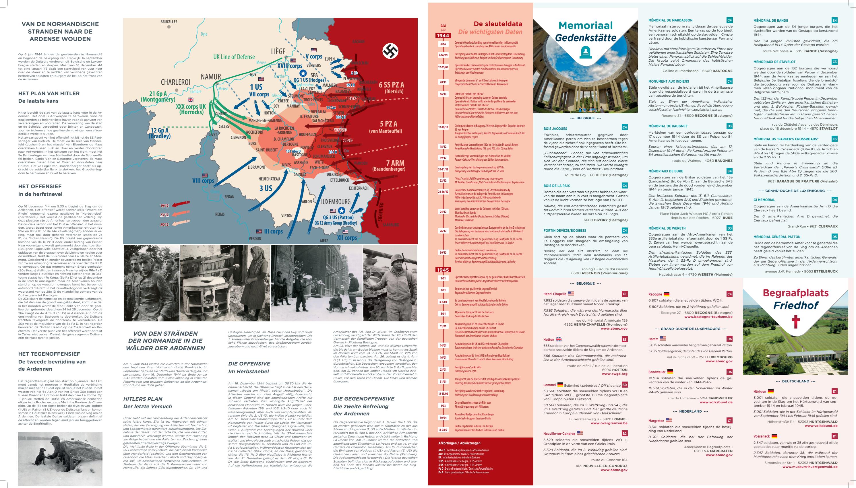 Kaart slag om de ardennen karte ardennenschlacht by VISITWallonia - Issuu