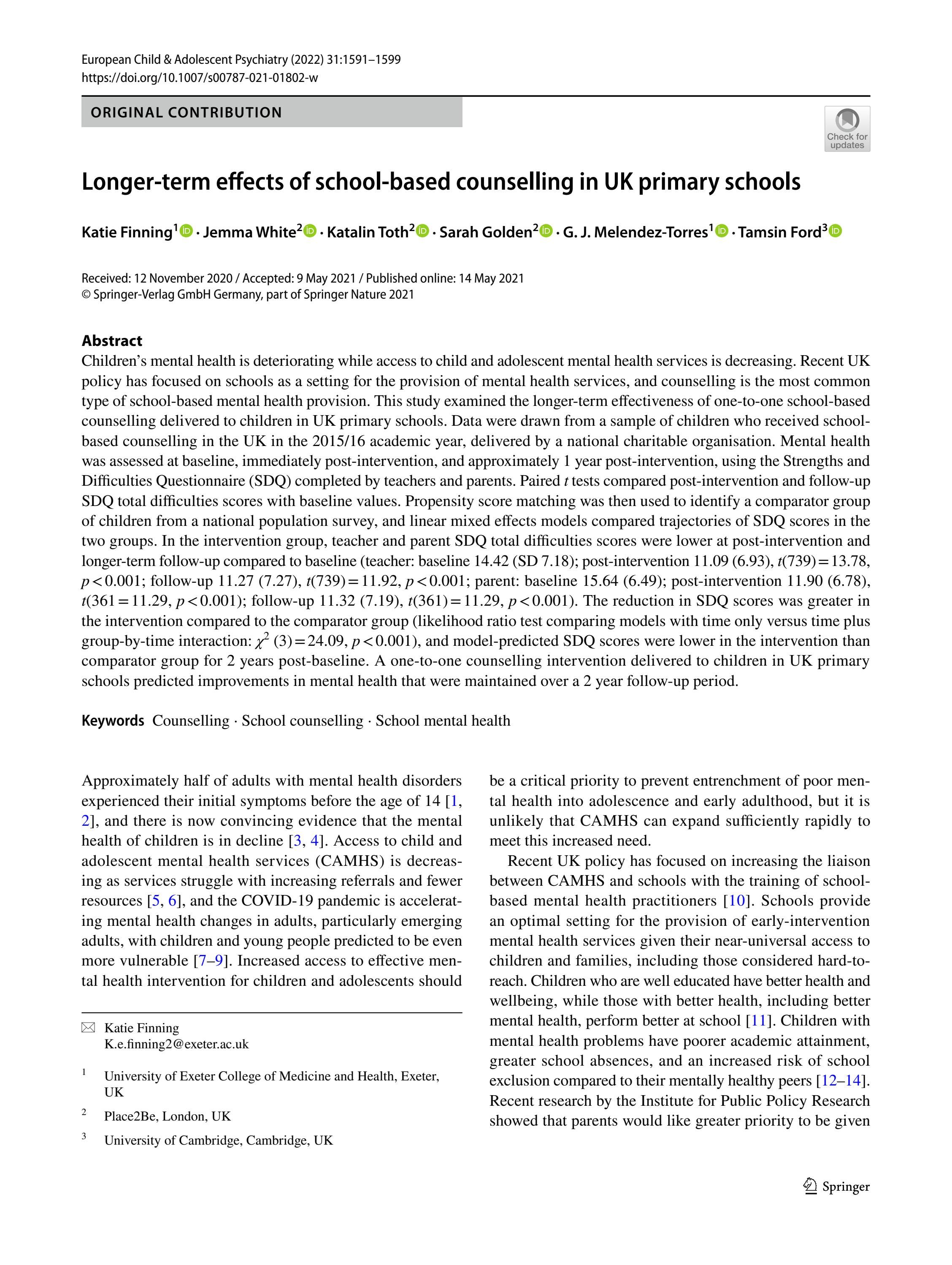 longer-term-effects-of-school-based-counselling-in-uk-primary-schools