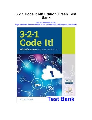 3 2 1 code it 5th edition green test bank by andrea.keller961 - Issuu