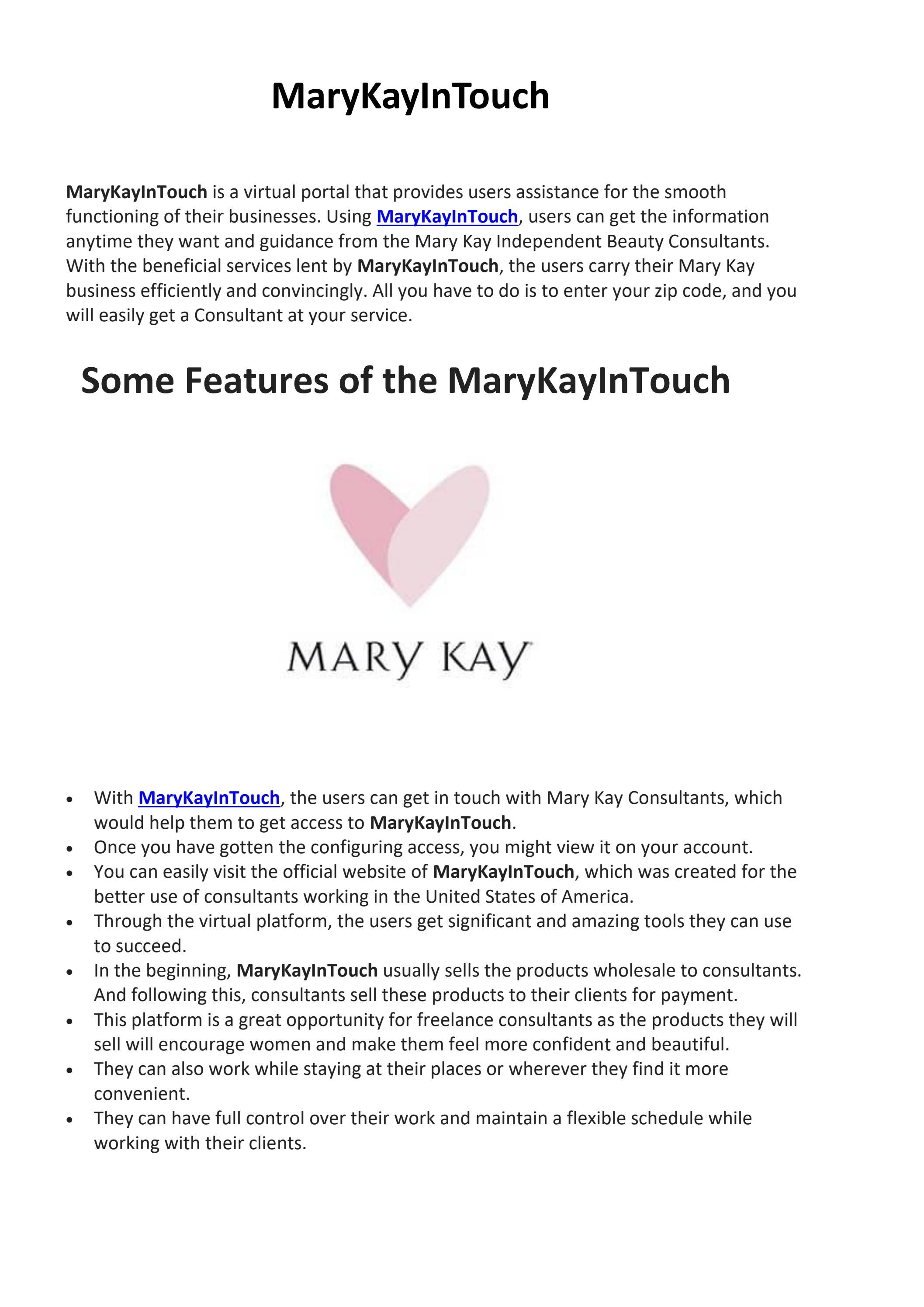 Www Marykayintouch Login - jyzxd8y