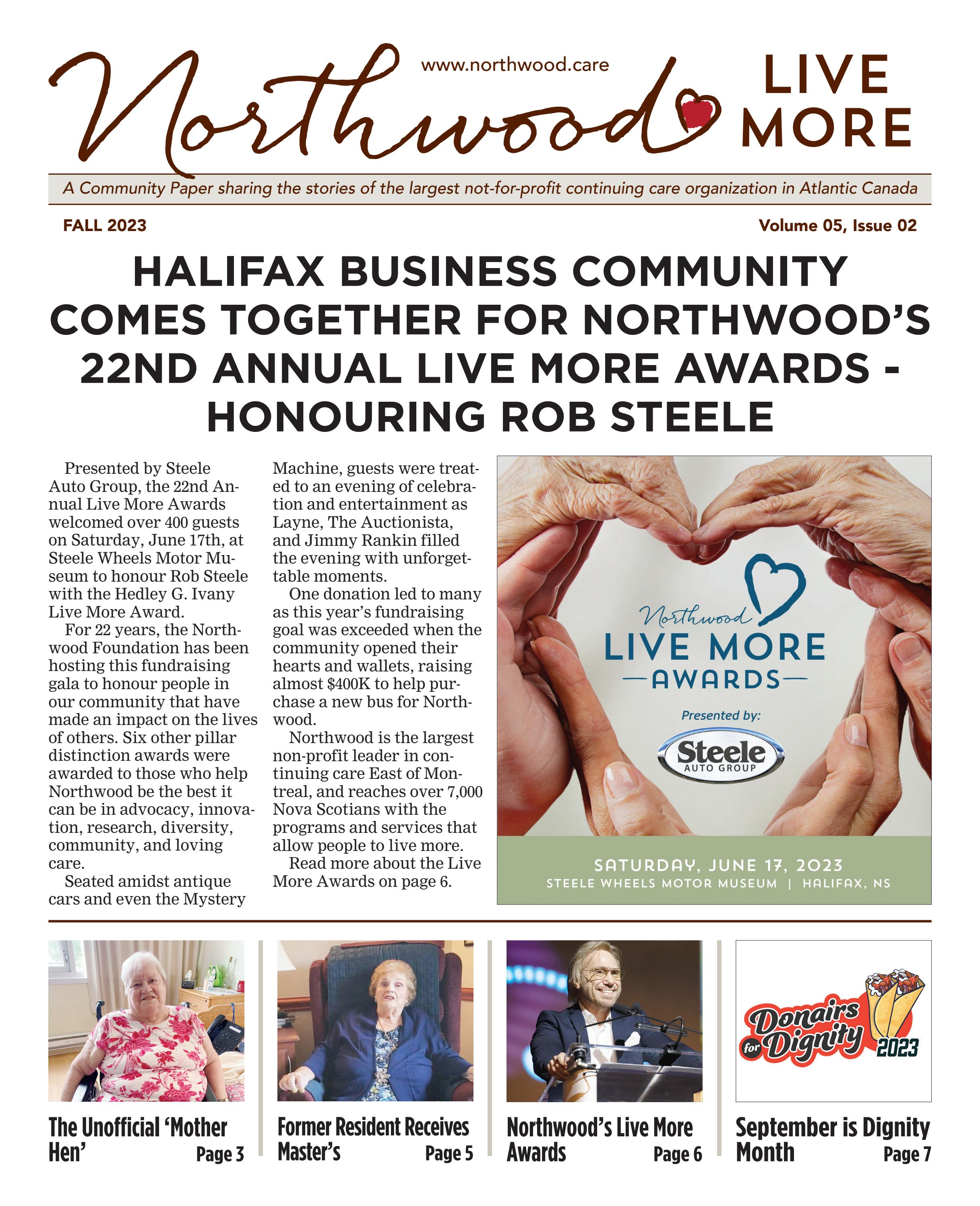 Northwood Live More Newspaper September, 2023 by NorthwoodLiveMore