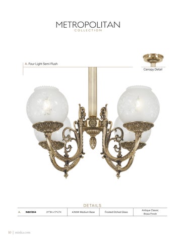 Minka Group 灯饰目录 · Metropolitan® June 2022 Supplement 第 12 页