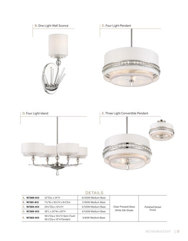 Minka Group 灯饰目录 · Metropolitan® June 2022 Supplement 第 19 页