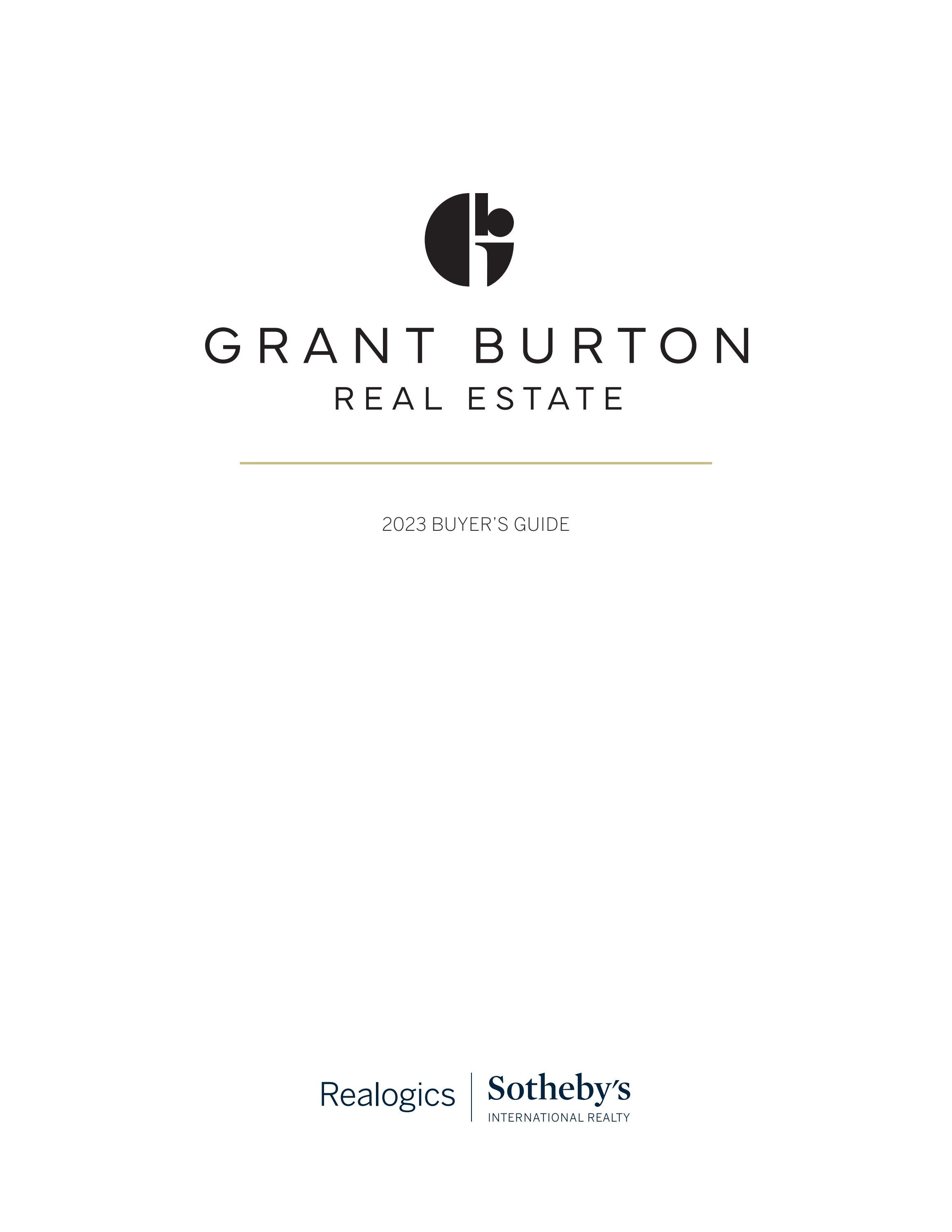 Grant Burton Real Estate 2023 Buyers Guide by Realogics Sotheby's