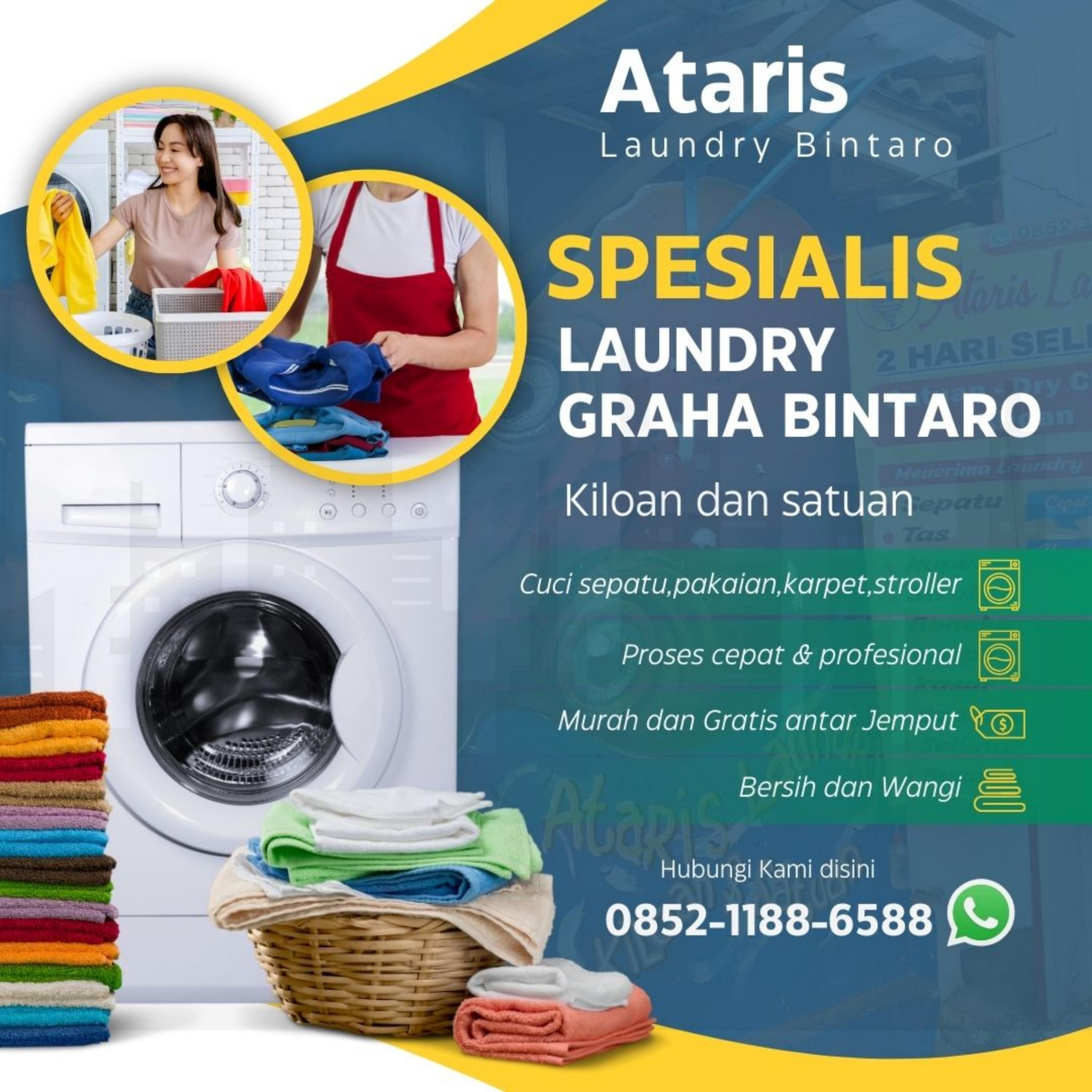 MURAH,BERSIH & WANGI, laundry satuan pakaian graha bintaro pondok aren