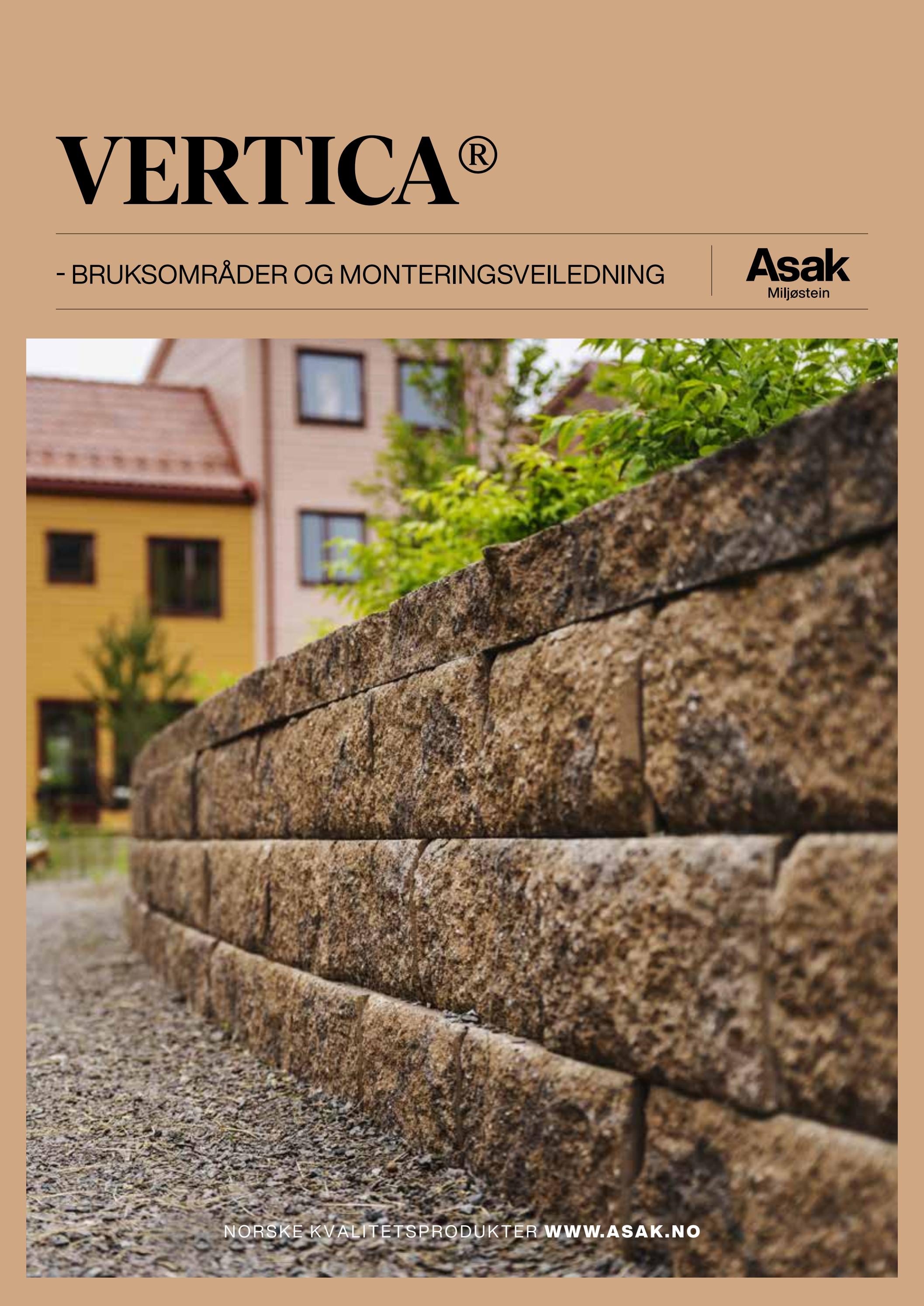Asak Vertica monteringsveiledning by Asak Miljøstein AS - Issuu