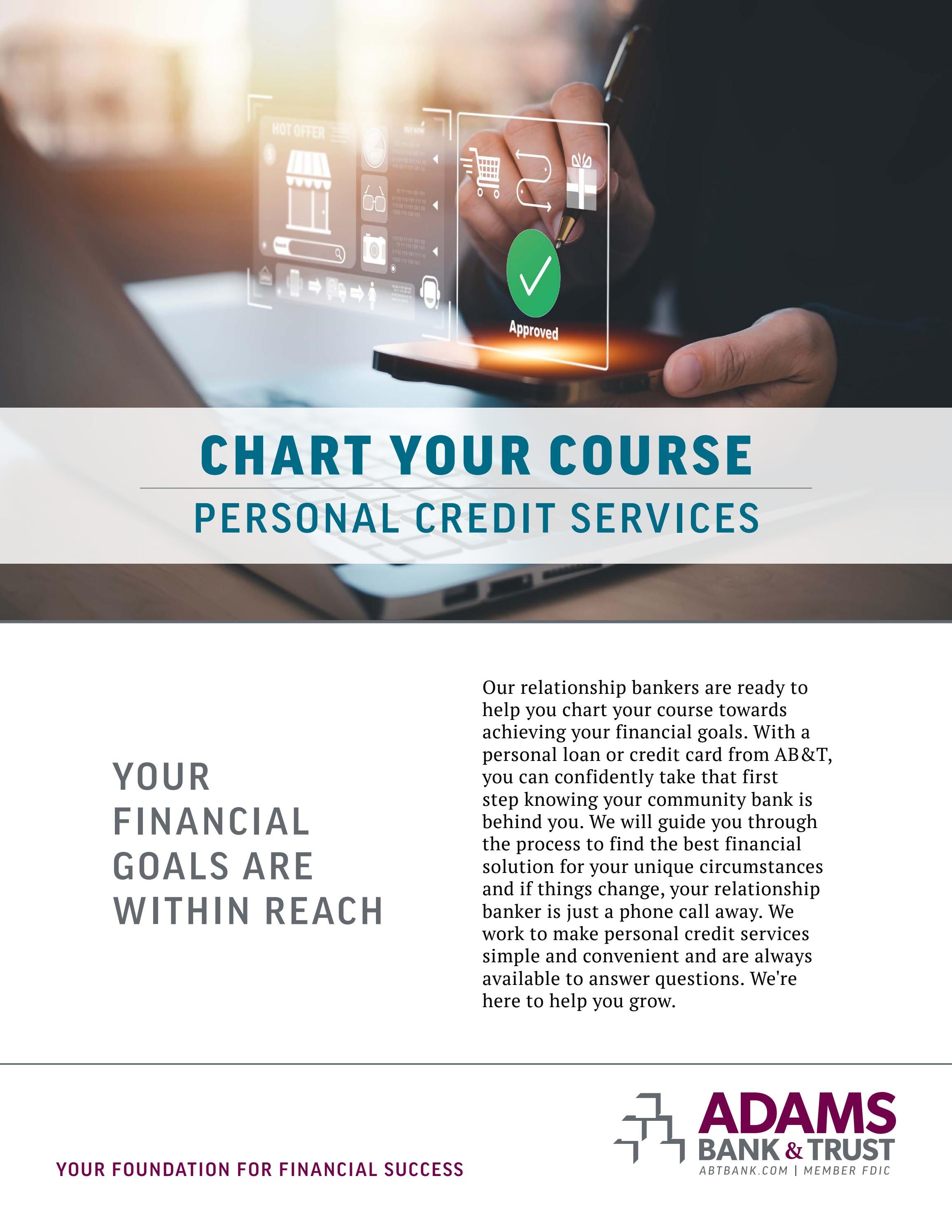 Personal Credit Services | Adams Bank & Trust by Adams Bank & Trust - Issuu