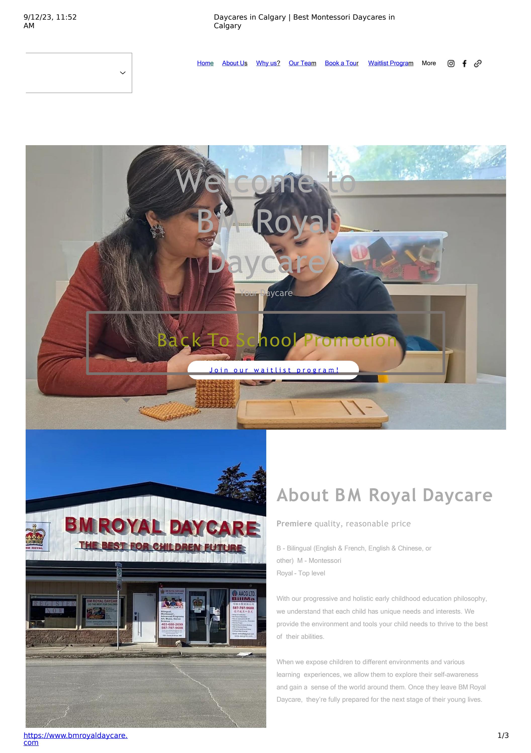 BM Royal Daycare's Calgary Outdoor Preschool by bmroyaldaycare Issuu