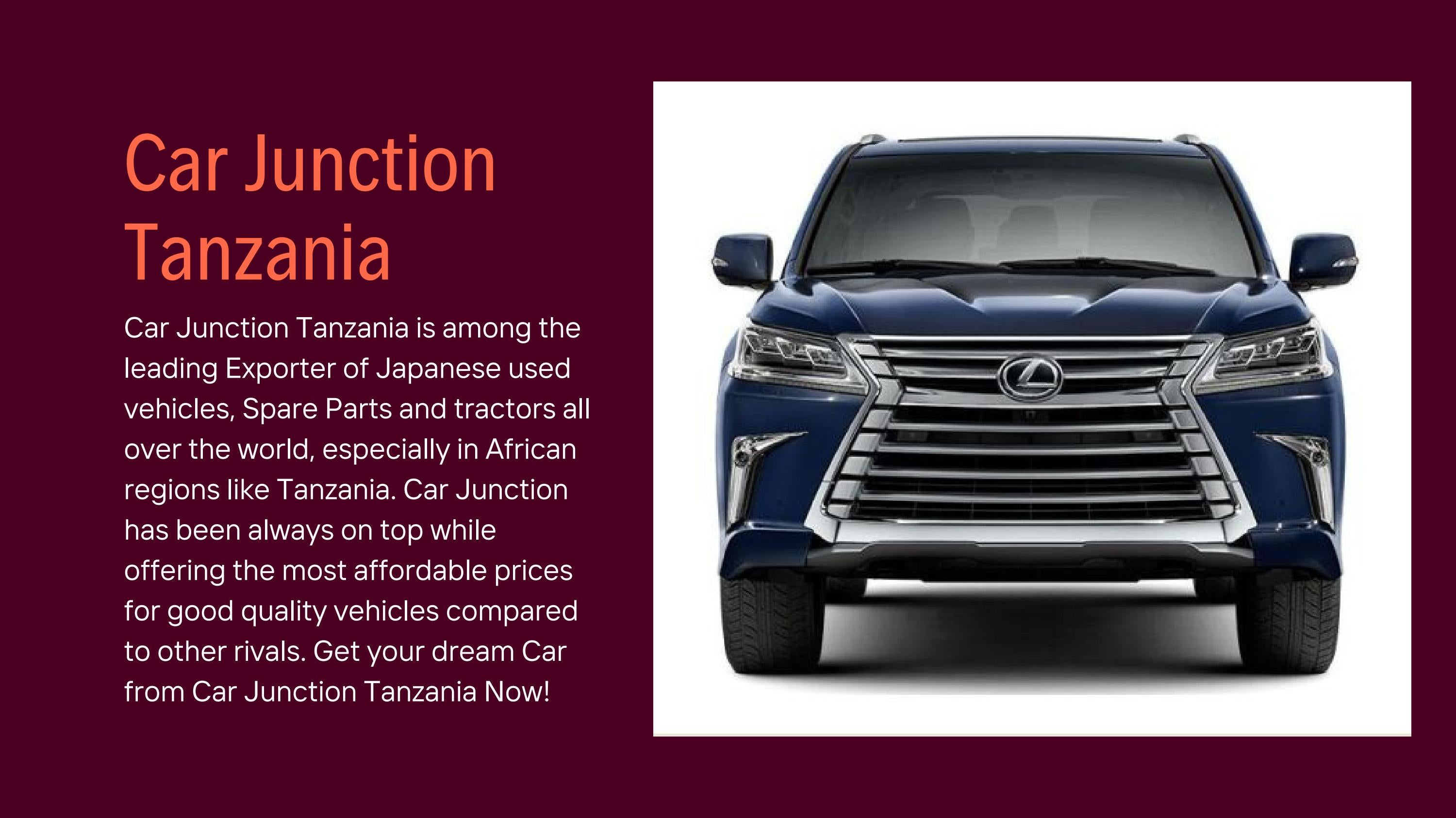 Used Cars Dealer in Tanzania by Car Junction Tanzania Issuu