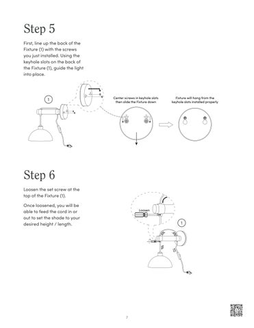 nathanjameshome 灯饰目录 · Daniel 壁灯 Instruction Sheet 第 7 页