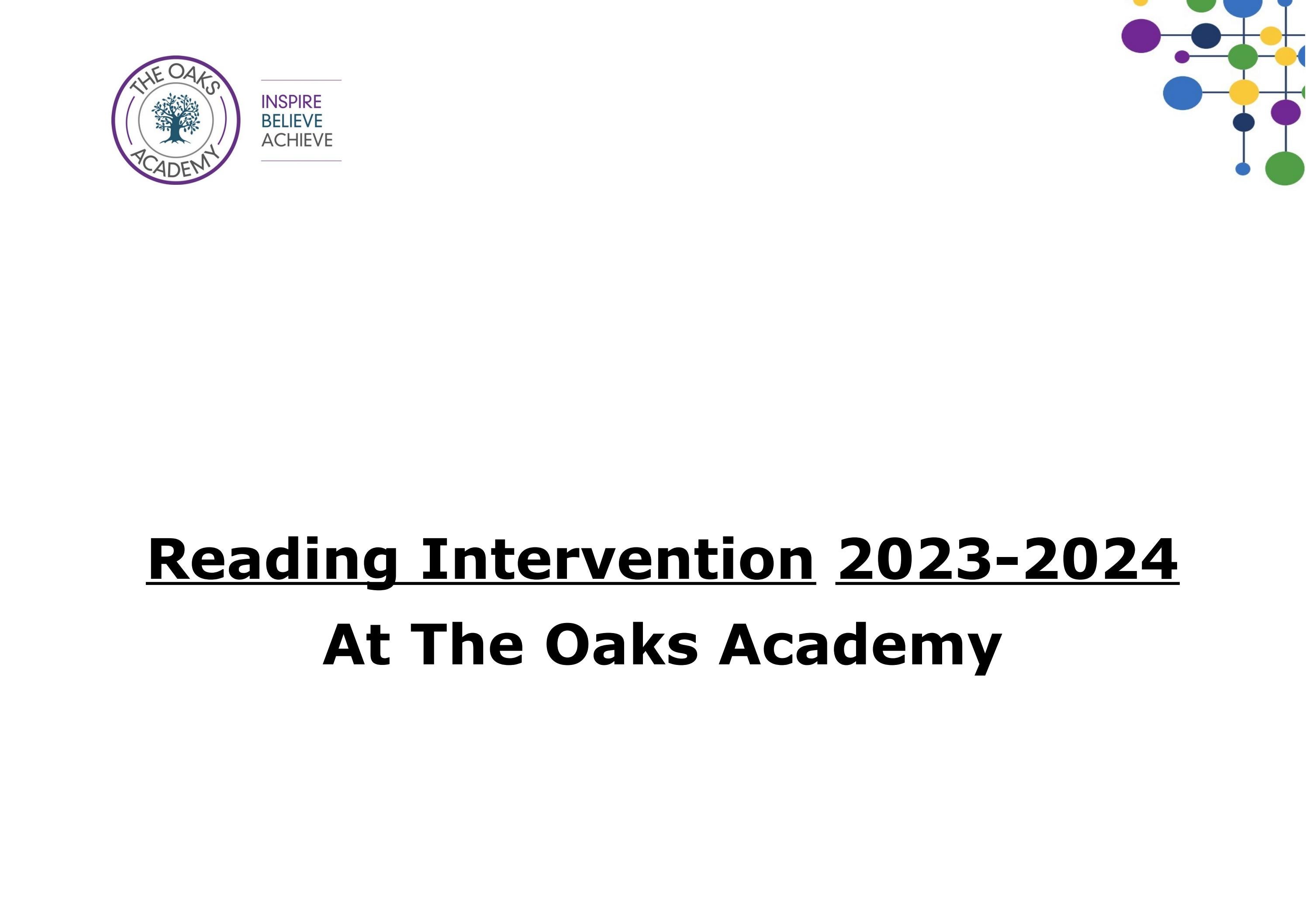 Reading Intervention Programme by Schudio Issuu