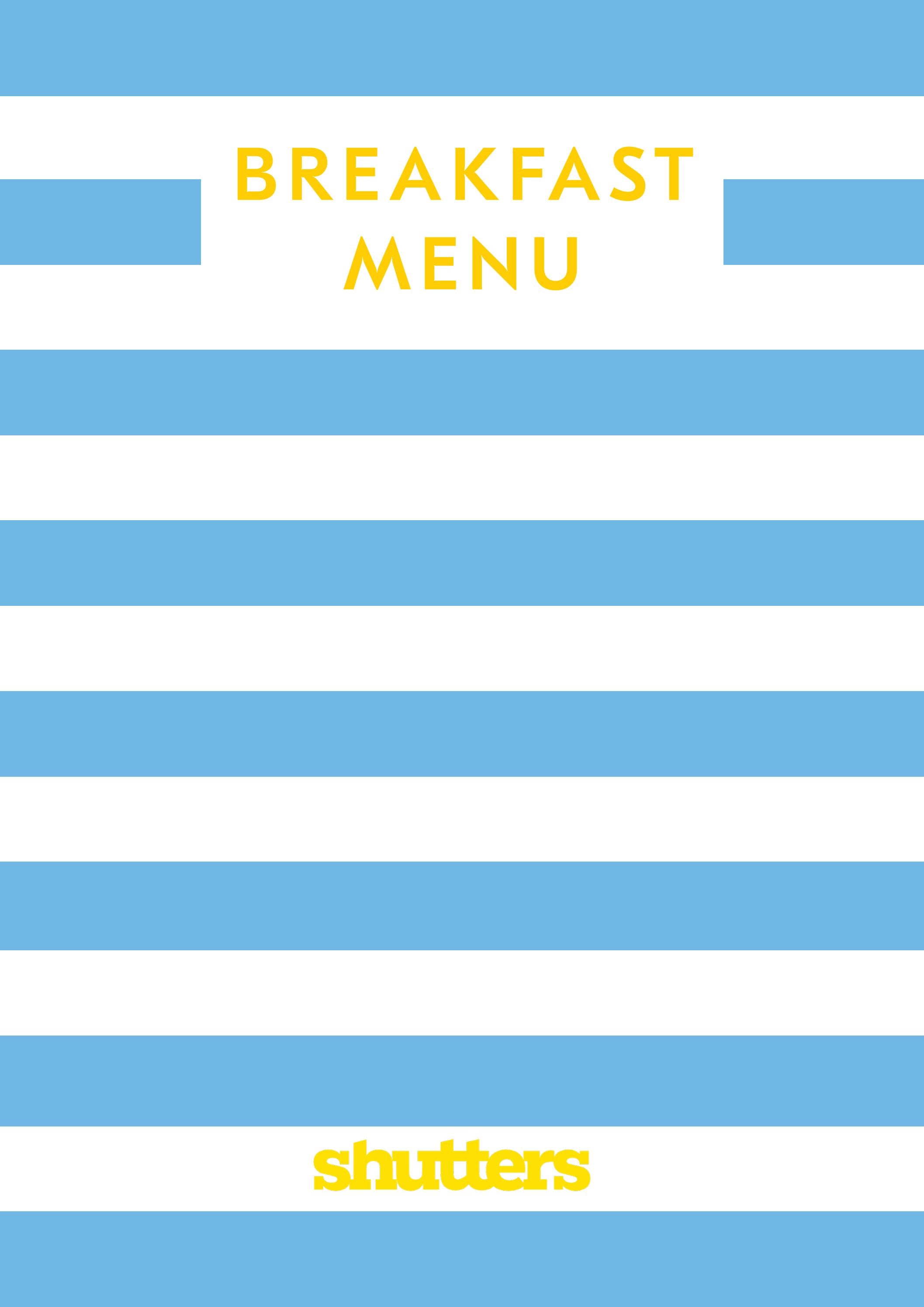A La Carte Breakfast Menu by cpcoogeebeach Issuu