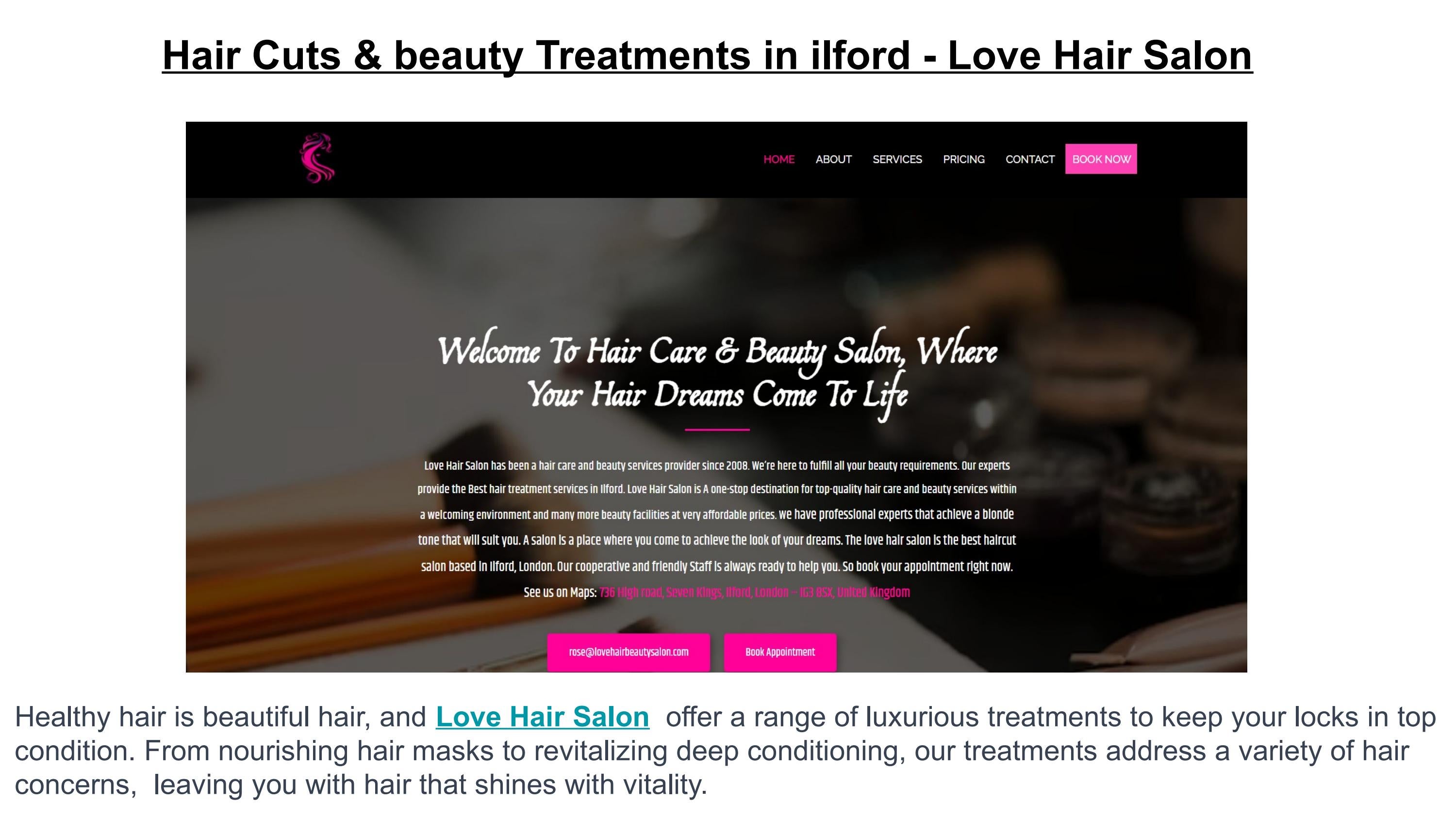 Discover a world of beauty and transformation Hair Cuts & beauty