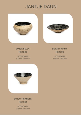 BELLHAUS Atelier & Galerie 灯饰目录 BOWLED OVER Exhibition 第 21 页