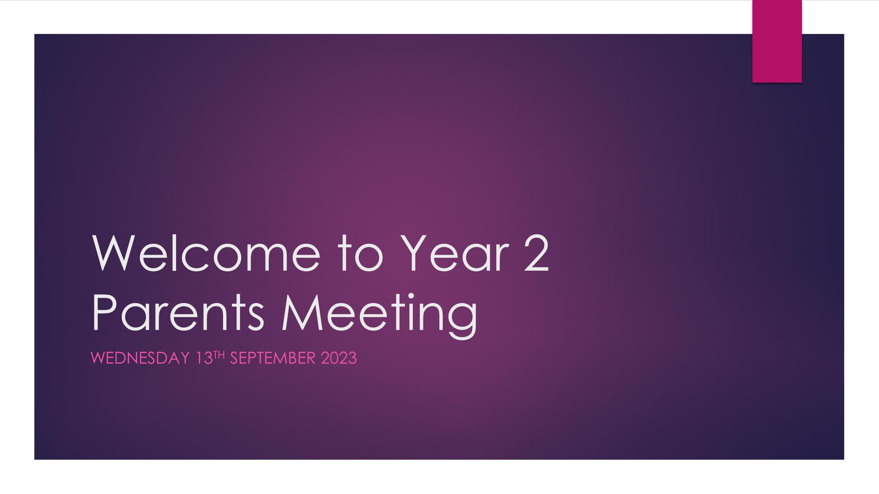 Welcome to Year 2 Parent Presentation by Schudio - Issuu
