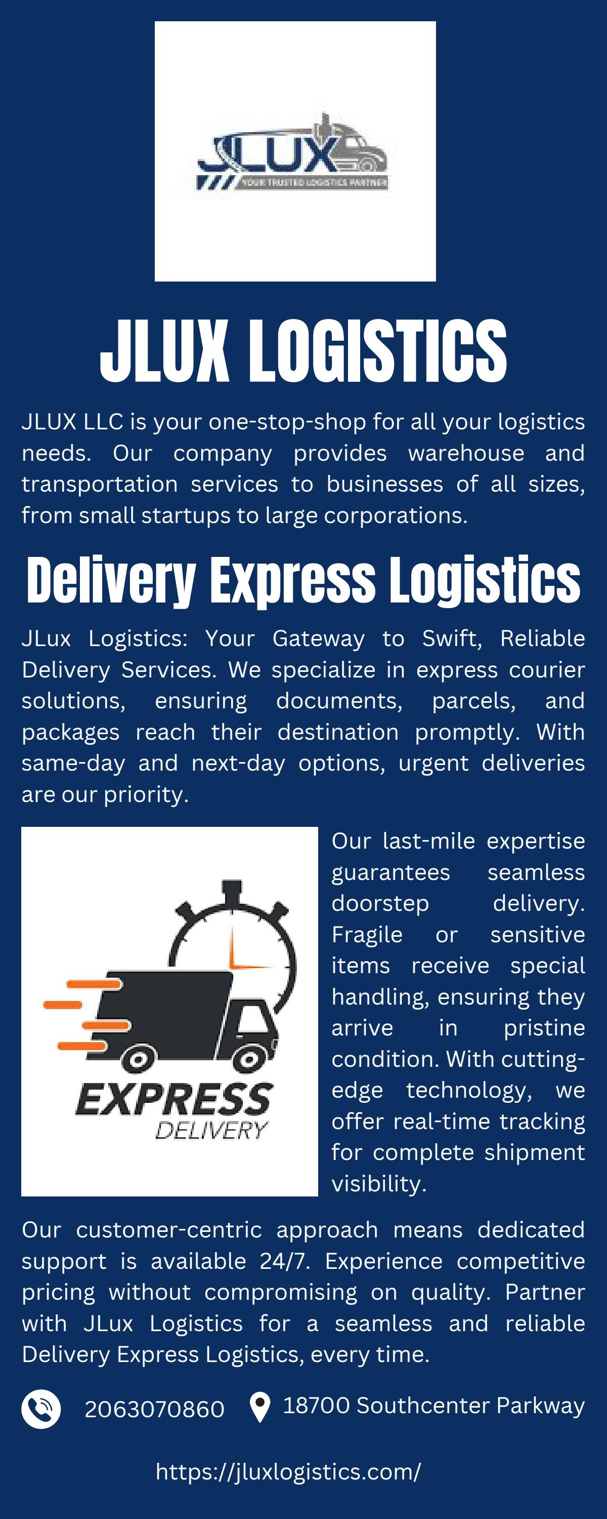 Delivery Express Logistics by jluxlogistics Partners Issuu