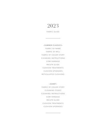 工程 布艺 指南 2023 第 2 页