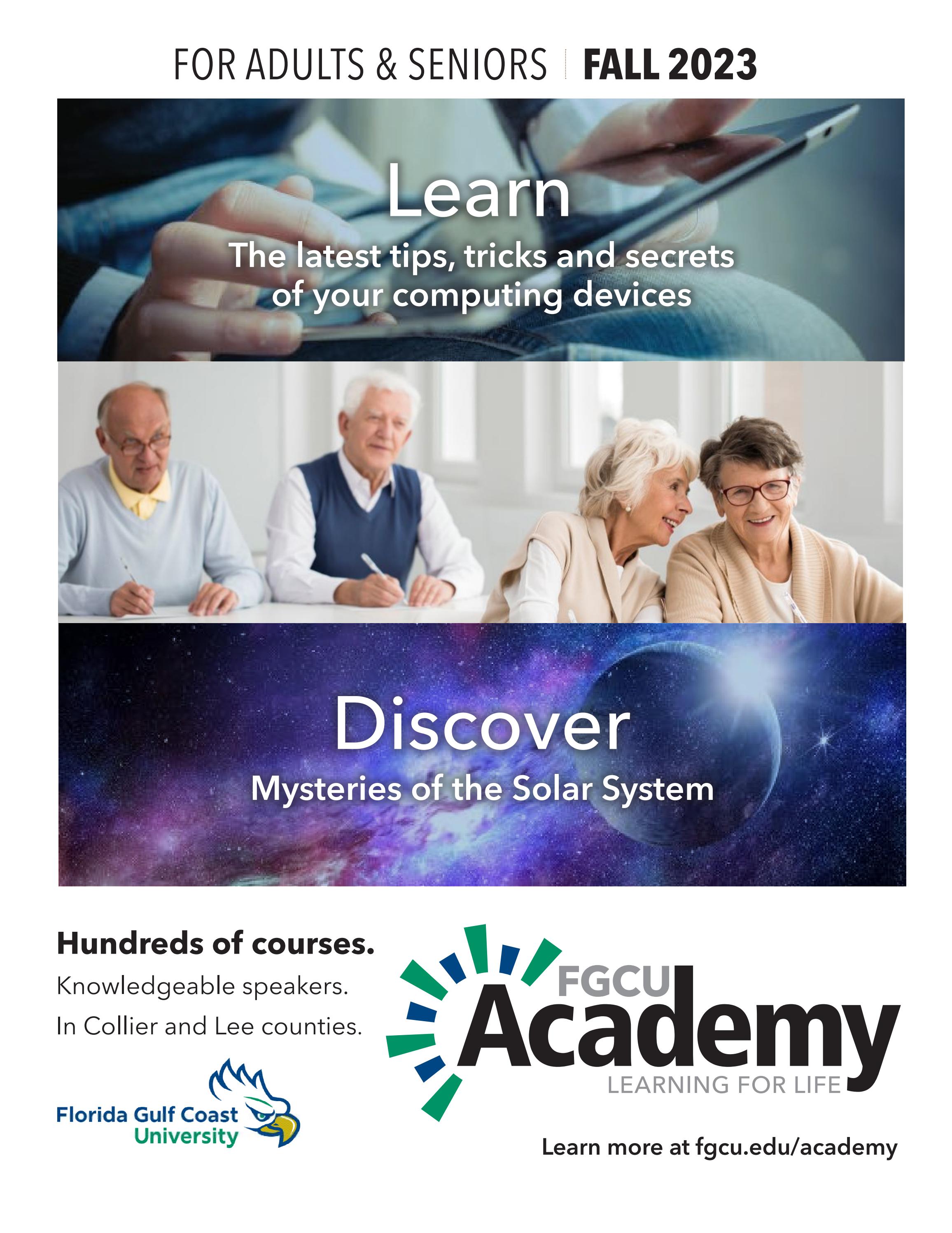 FGCU Academy Fall 2023 Lifelong Learning Program Guide by FGCU Academy