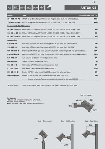 David Super-Light 灯饰目录 · Pricelist - September 2023 - 第 6 页