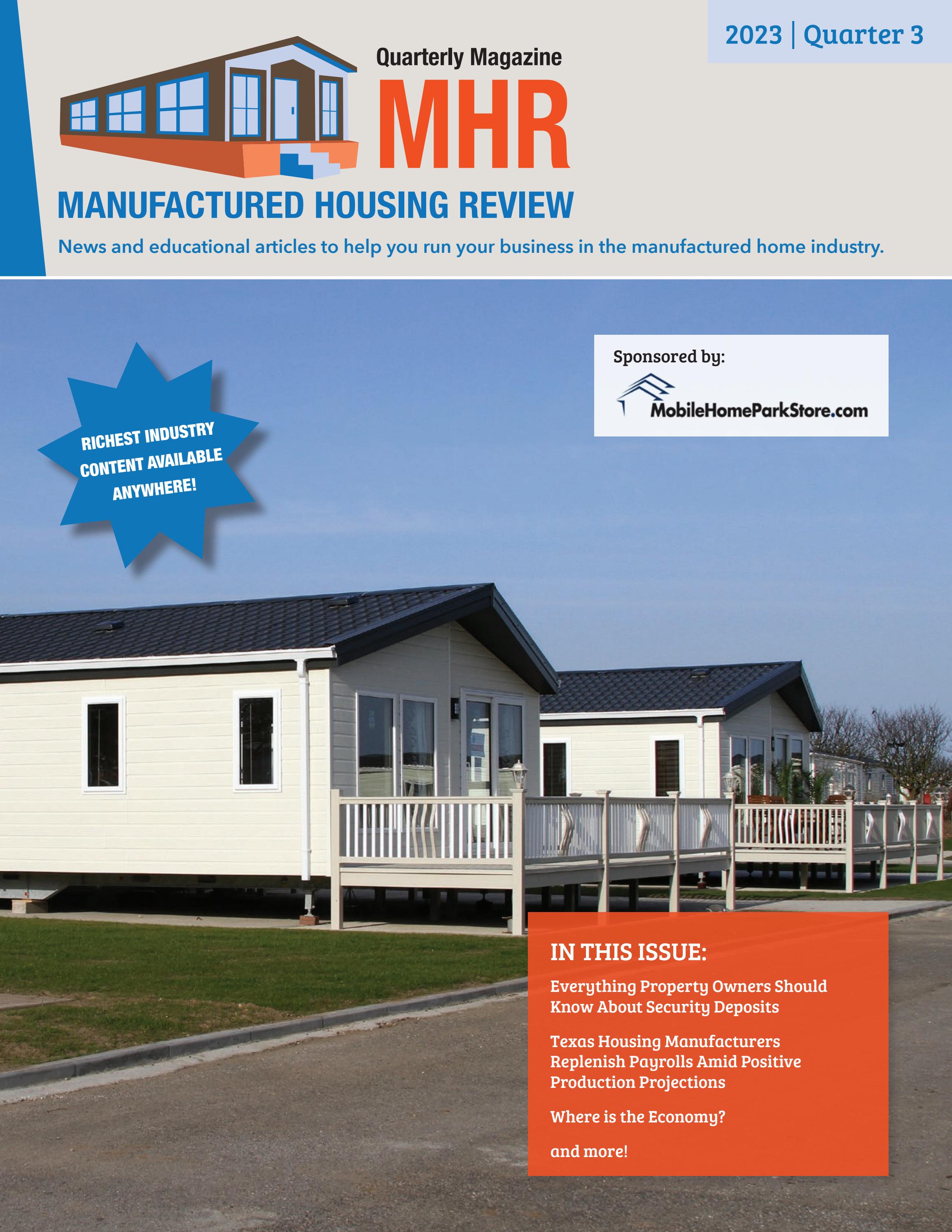 Manufactured Housing Review - 2023 Q3
