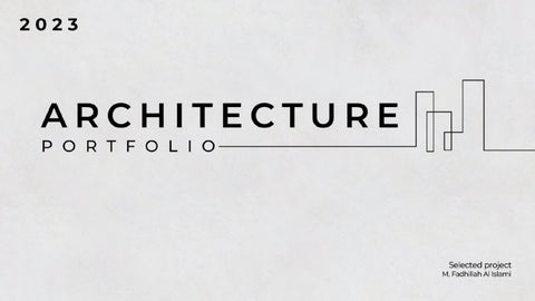 architecture portfolio