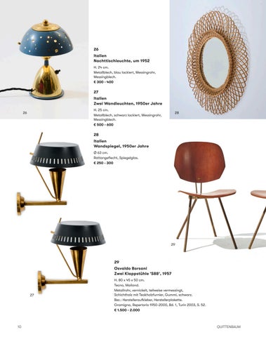Quittenbaum Kunstauktionen GmbH 灯饰目录 · Auktion 170A | ITALIENISCHES DESIGN | QUITTENBAUM KUNSTAUKTIONEN 第 12 页