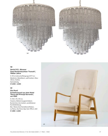 Quittenbaum Kunstauktionen GmbH 灯饰目录 · Auktion 170A | ITALIENISCHES DESIGN | QUITTENBAUM KUNSTAUKTIONEN 第 19 页